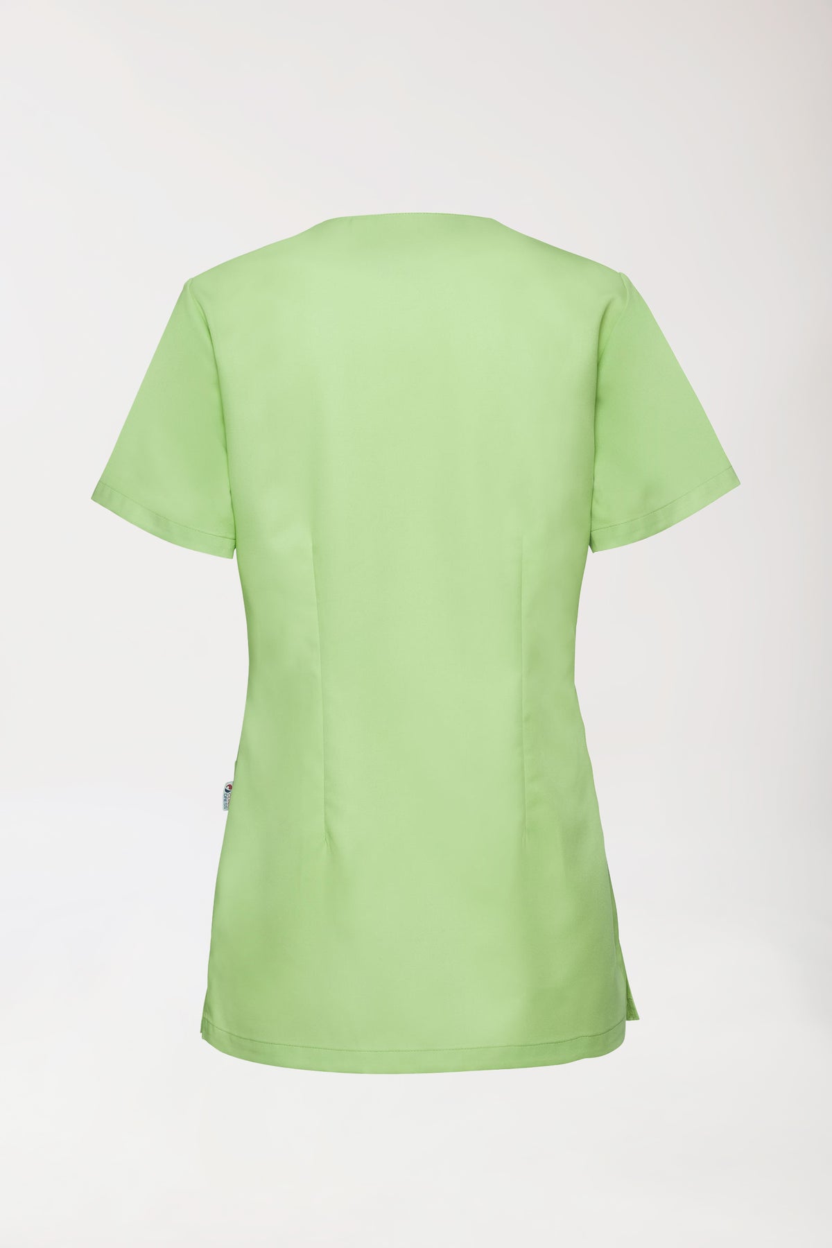 GREEN Tunique Femme - Boutons-pression vert pomme, Vue de dos