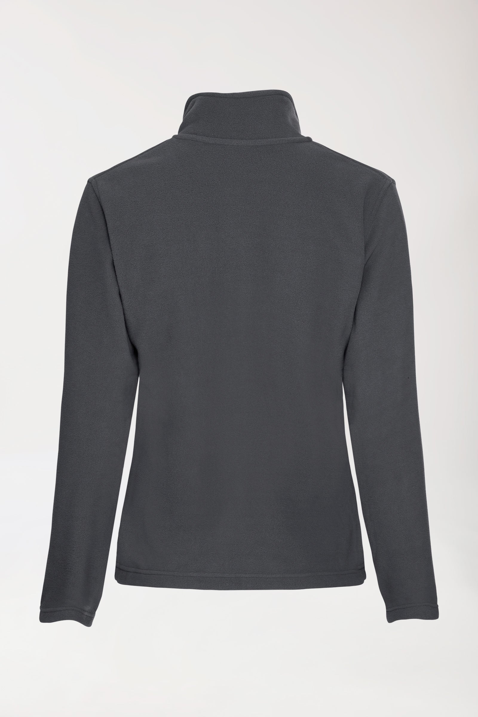 Veste polaire Femme - Col officier gris minerai