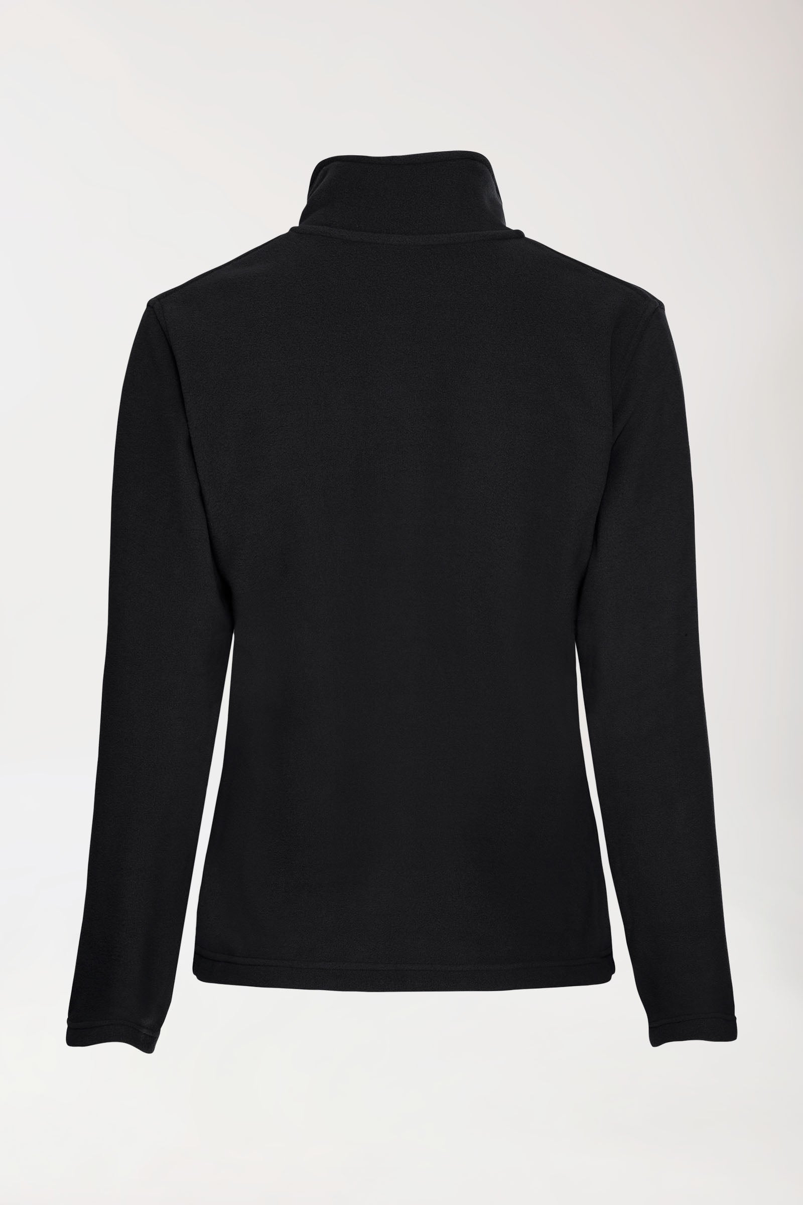 Veste polaire Femme - Col officier noir