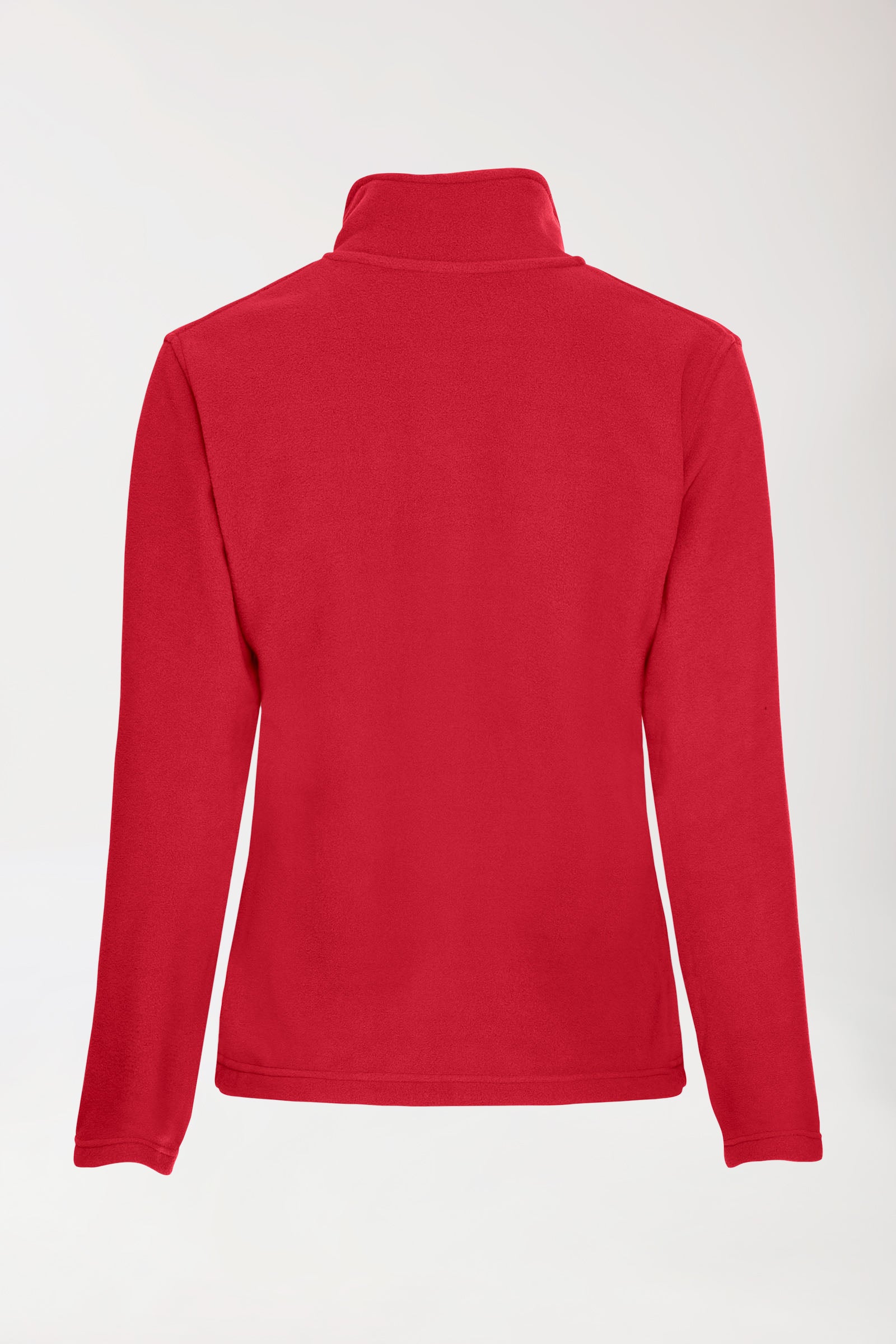 Veste polaire Femme - Col officier rouge