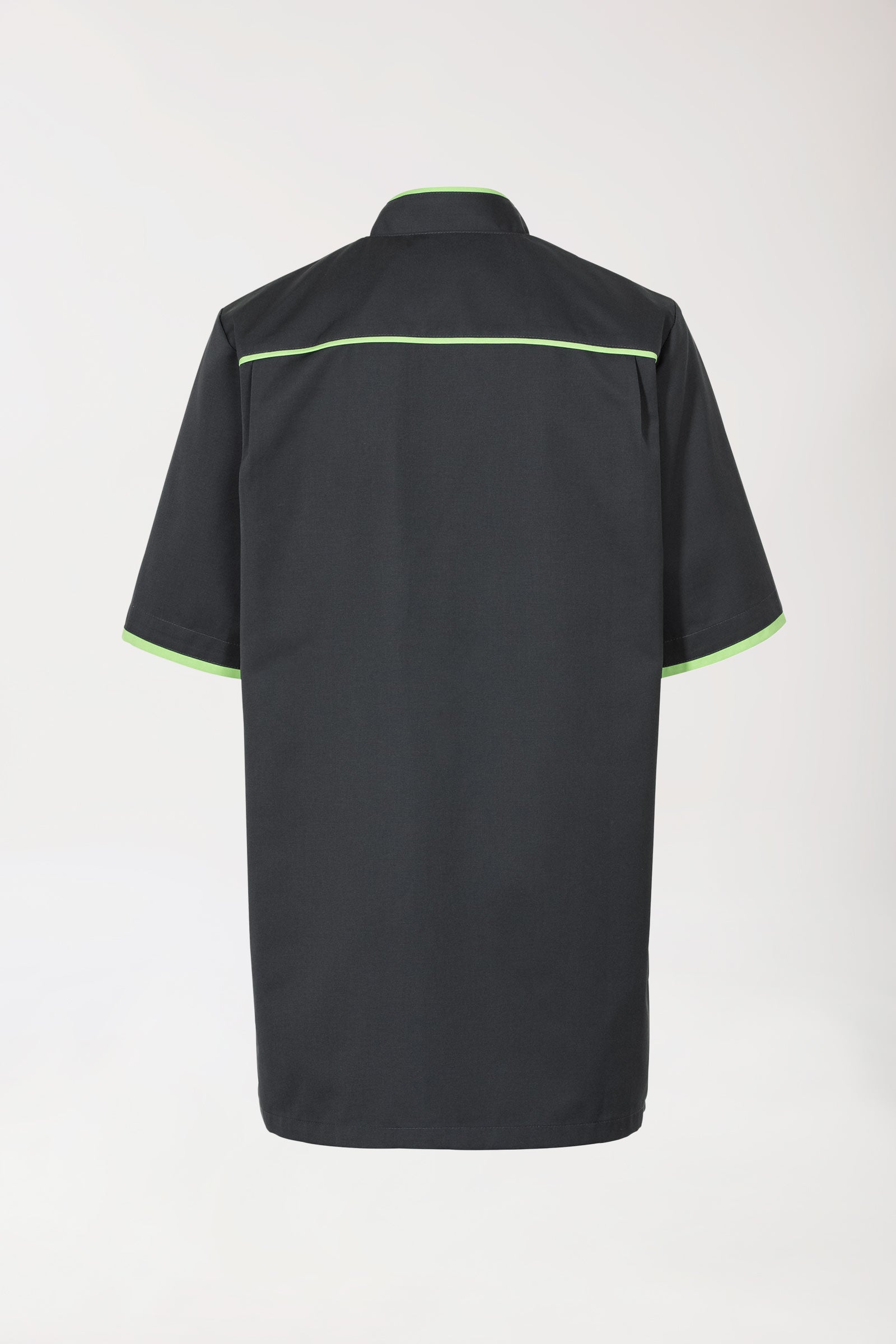 Tunique longue anthracite vert pomme homme, Vue de dos