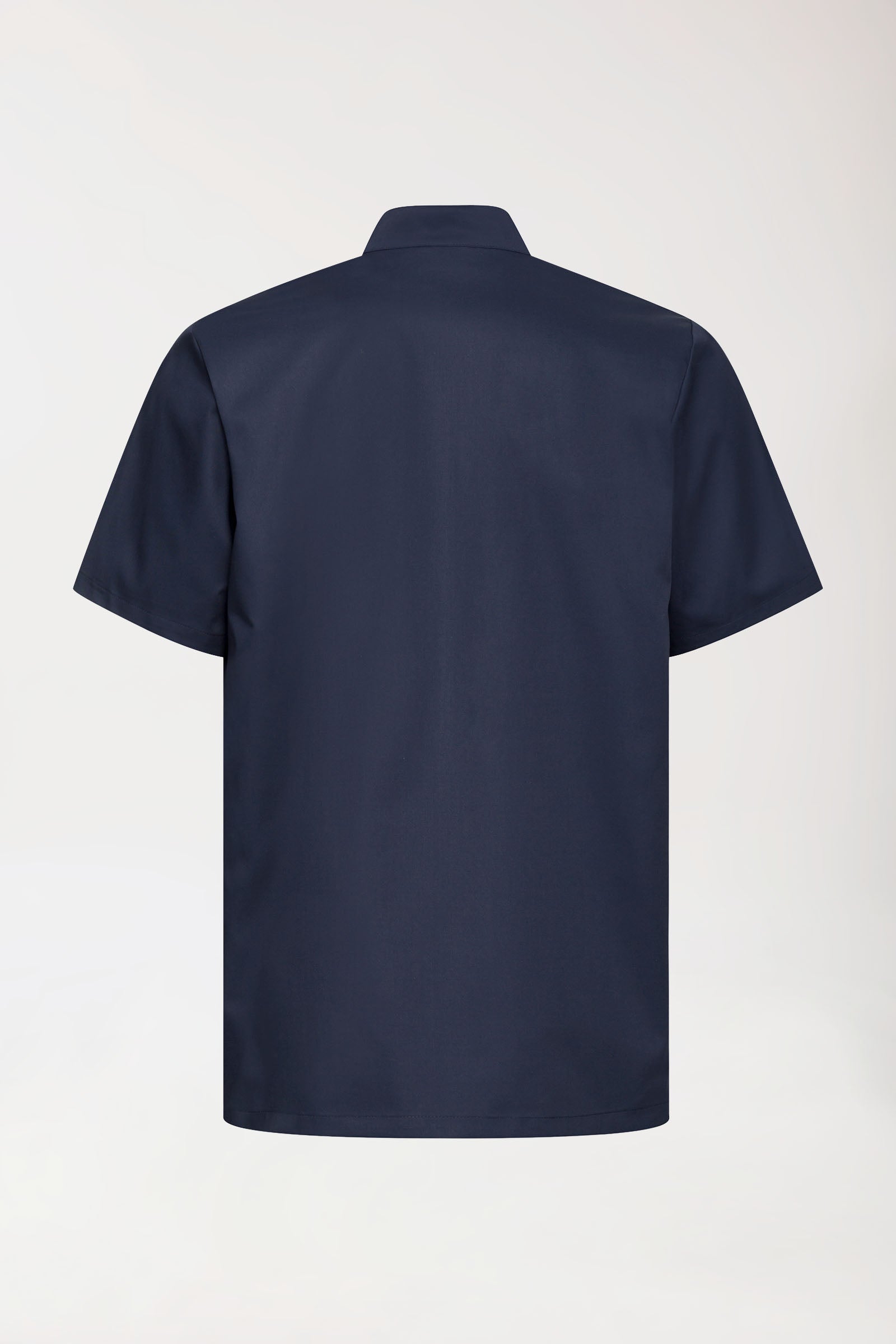 CLINIC STRETCH Blouse Homme - Entièrement boutonnée bleu navy