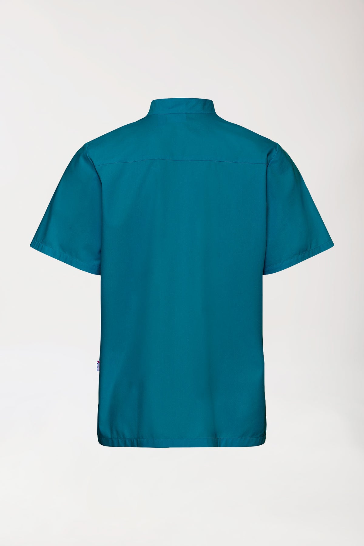 Blouse Stretch Homme - boutonnée vert pétrole