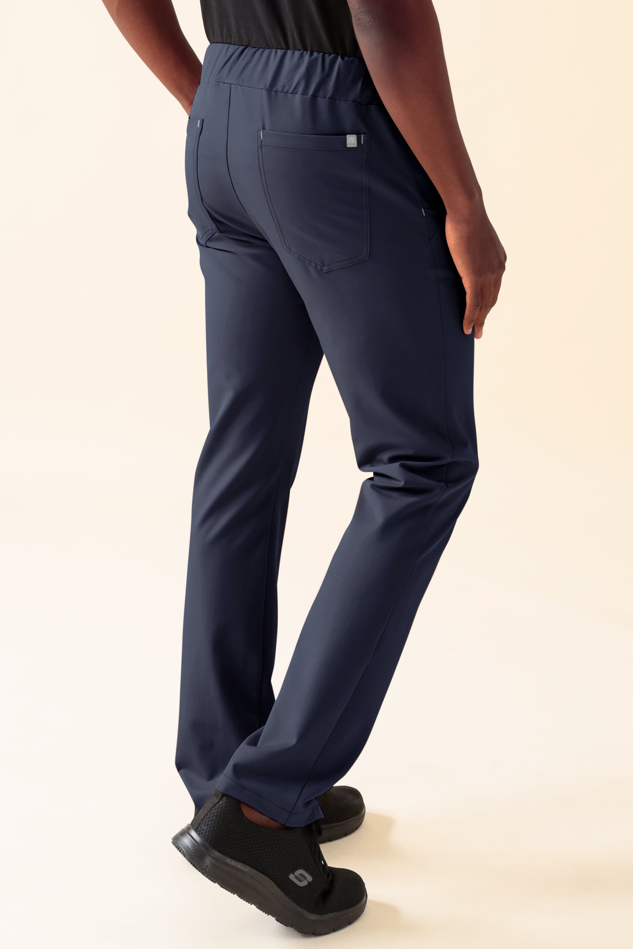 KAERE Pantalon Homme - sans poche cargo bleu navy
