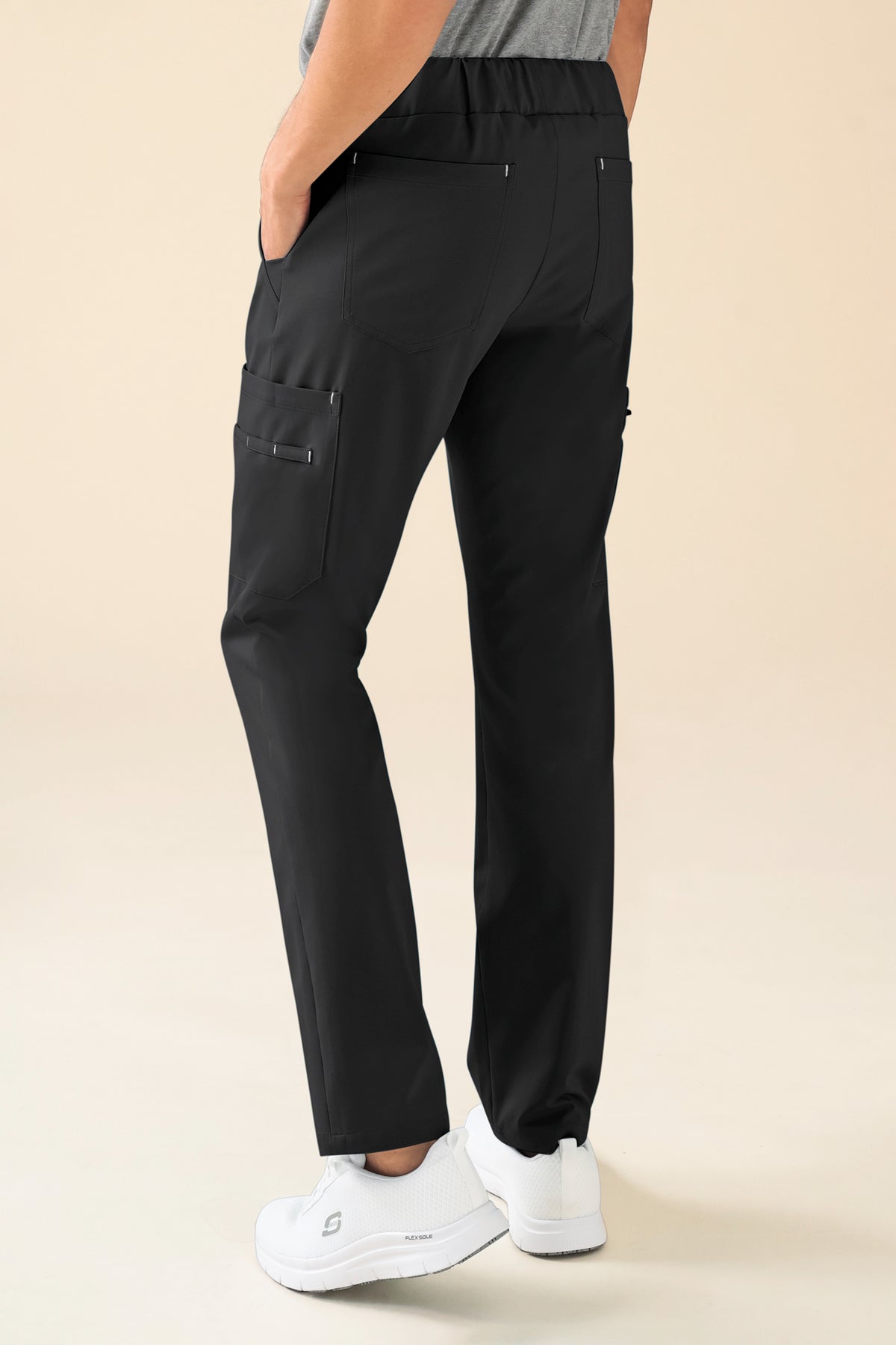 KAERE Pantalon Homme - avec poches cargo noir