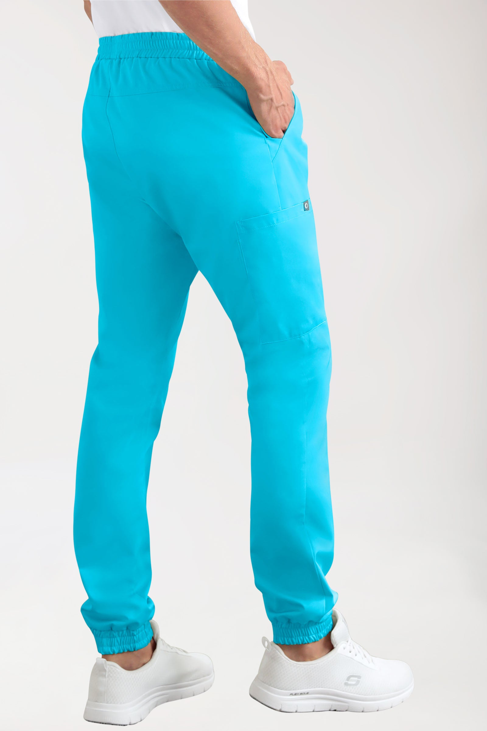 CORE Pantalon Cargo Homme – Style Jogpant turquoise