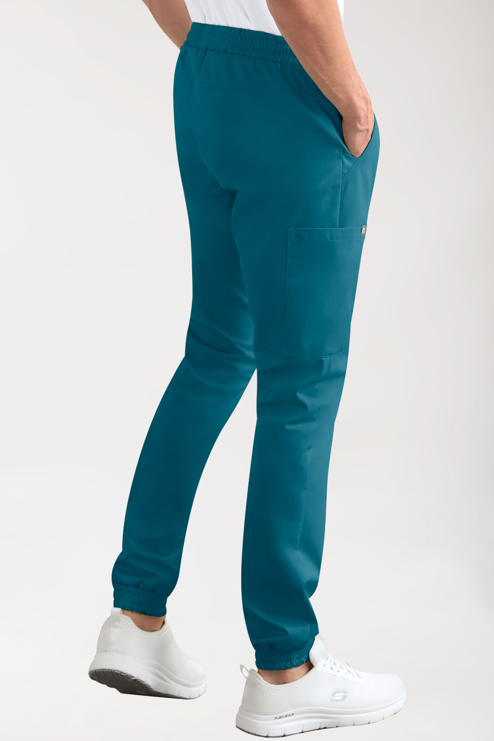 CORE Pantalon Cargo Homme – Style Jogpant pétrole