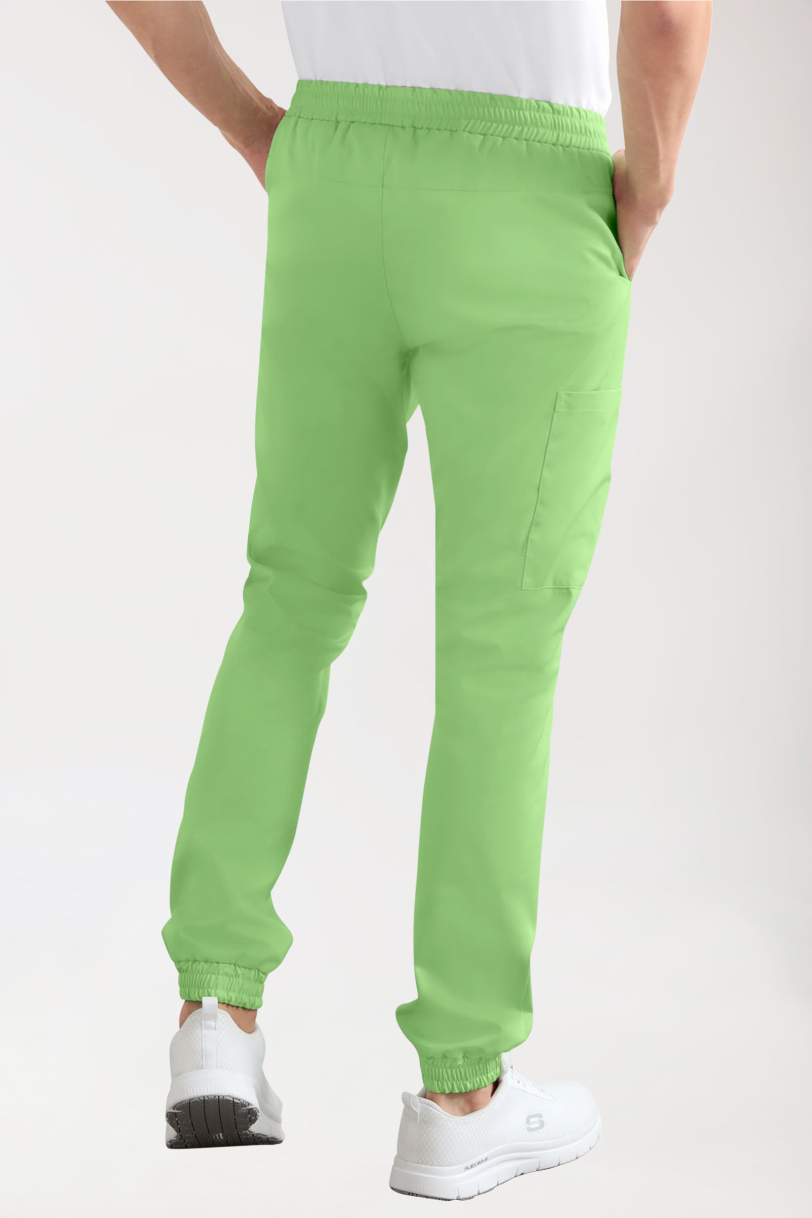 CORE Pantalon Cargo Homme – Style Jogpant vert pomme