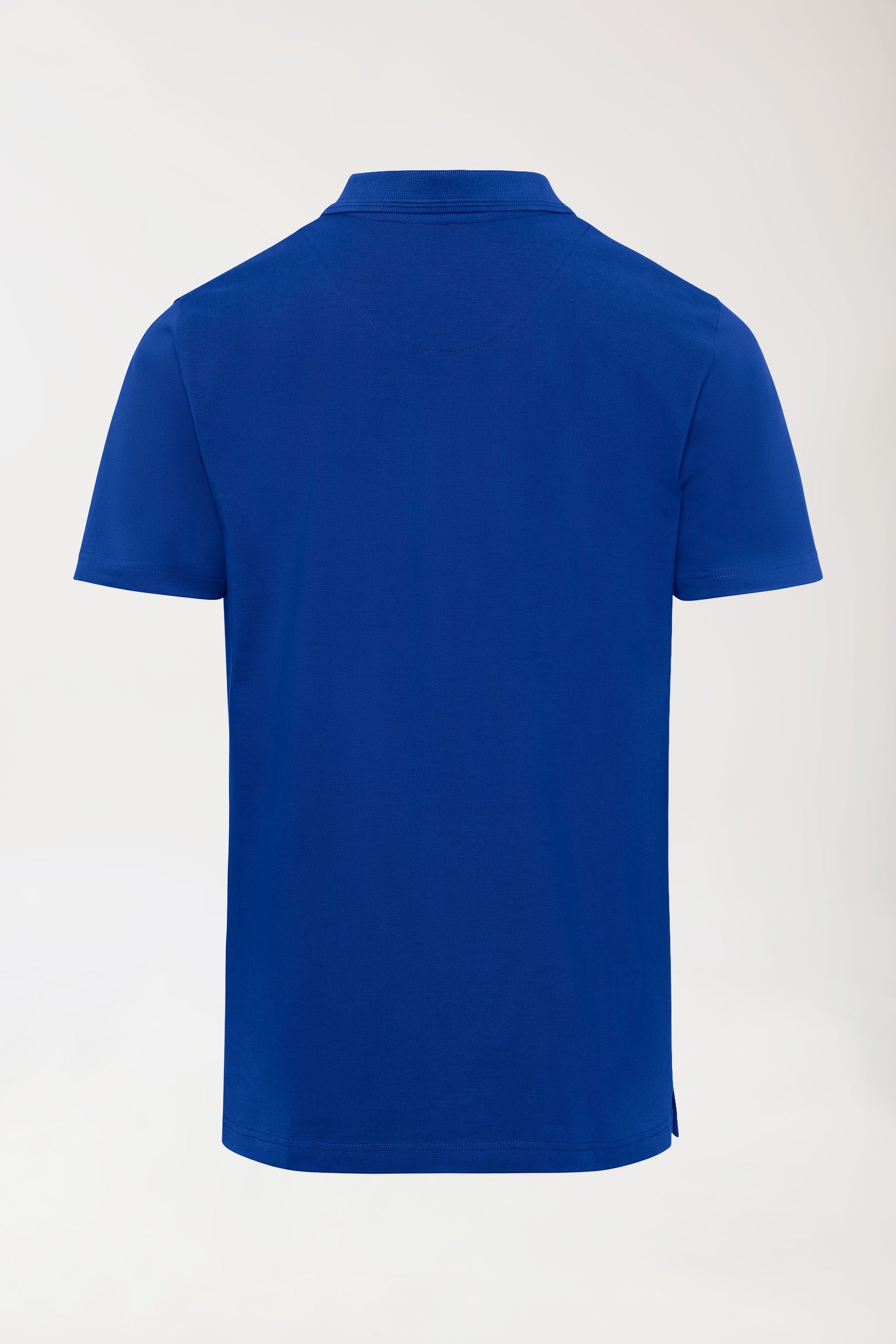 COMFY FLEX Shirt Stretch Homme - Col polo bleu roi