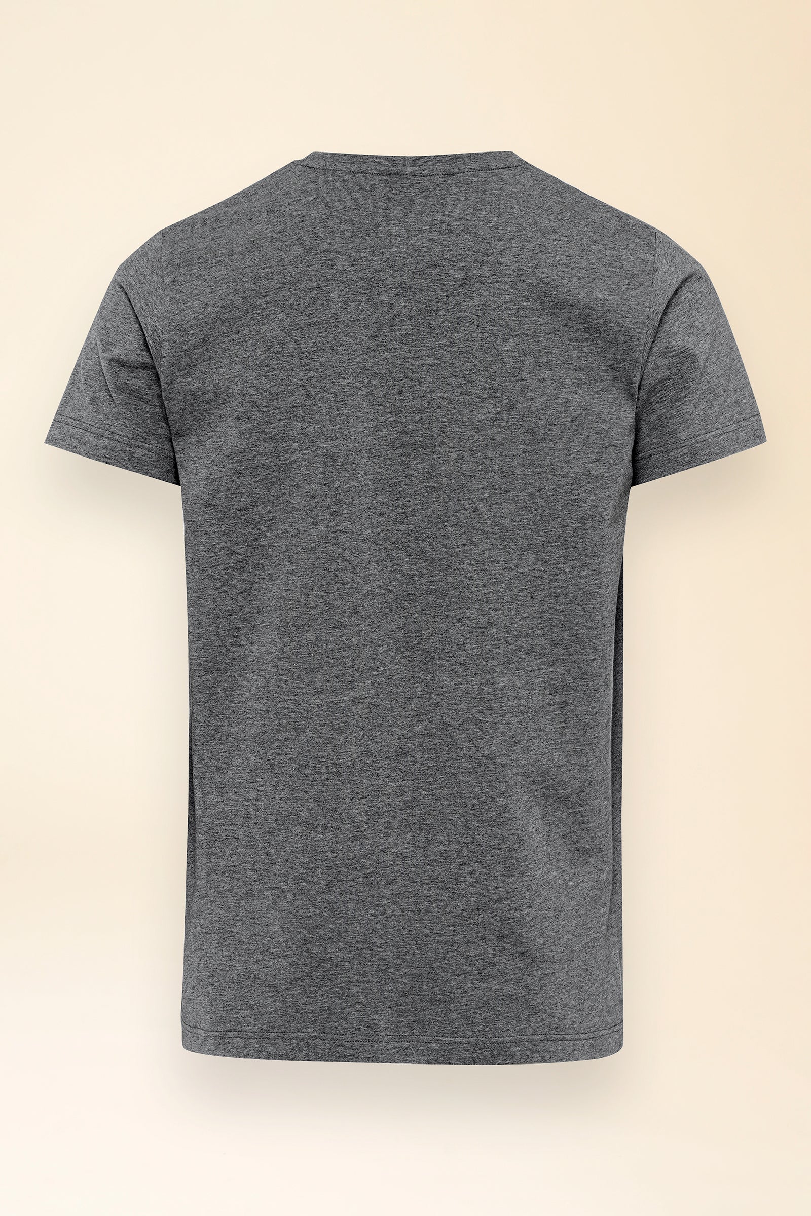KAERE T-shirt Homme - Manche courte gris chiné foncé