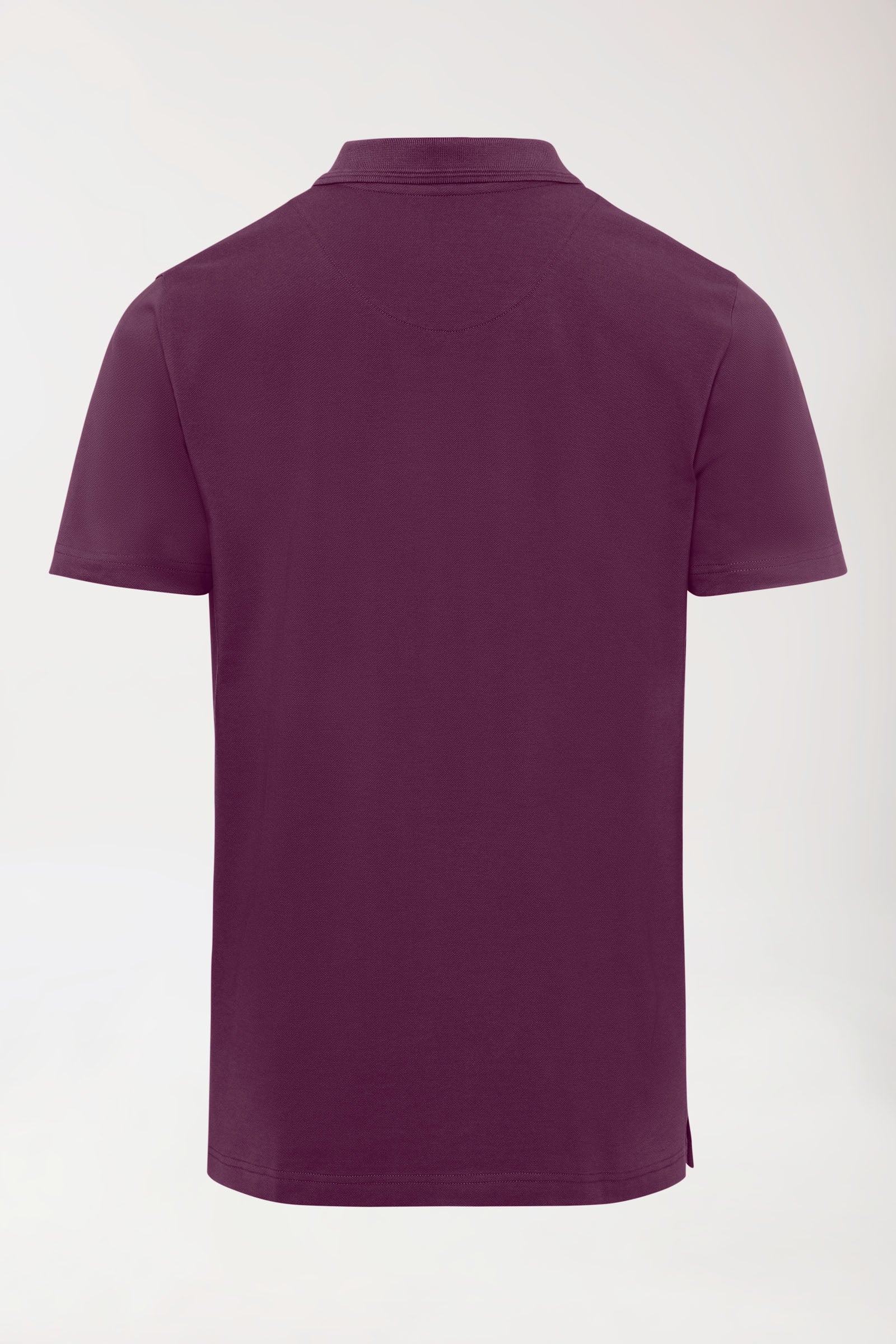 COMFY FLEX Shirt Stretch Homme - Col polo prune