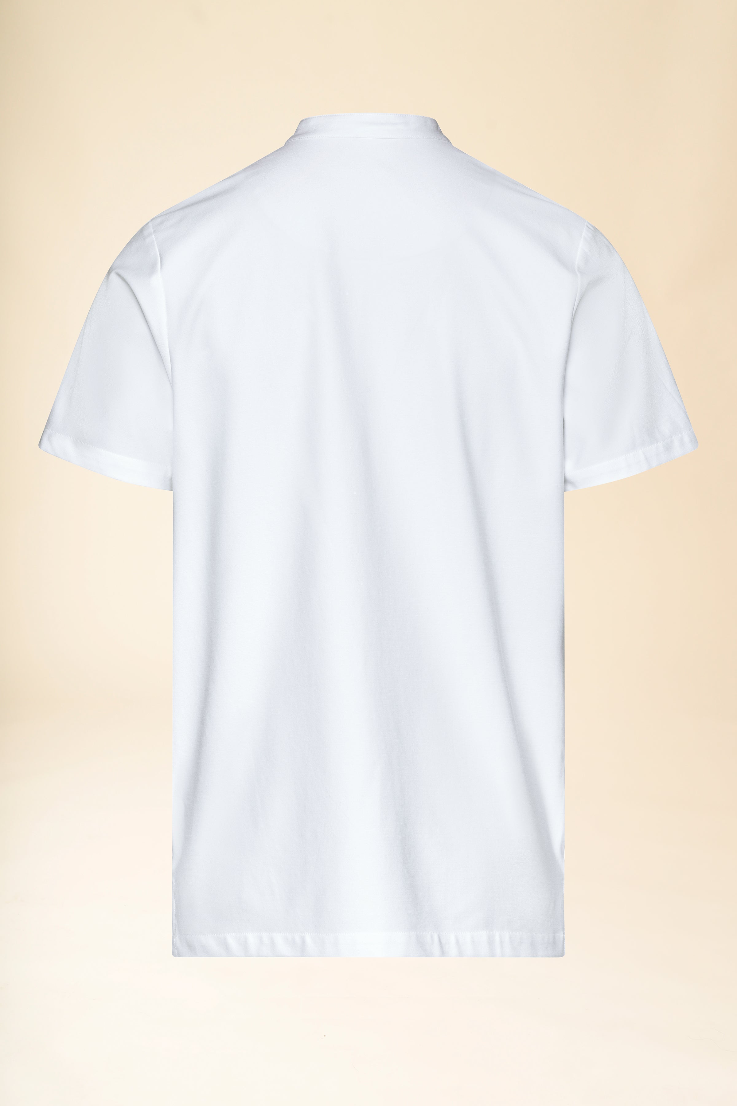 KAERE Tunique Homme - Col officier blanc