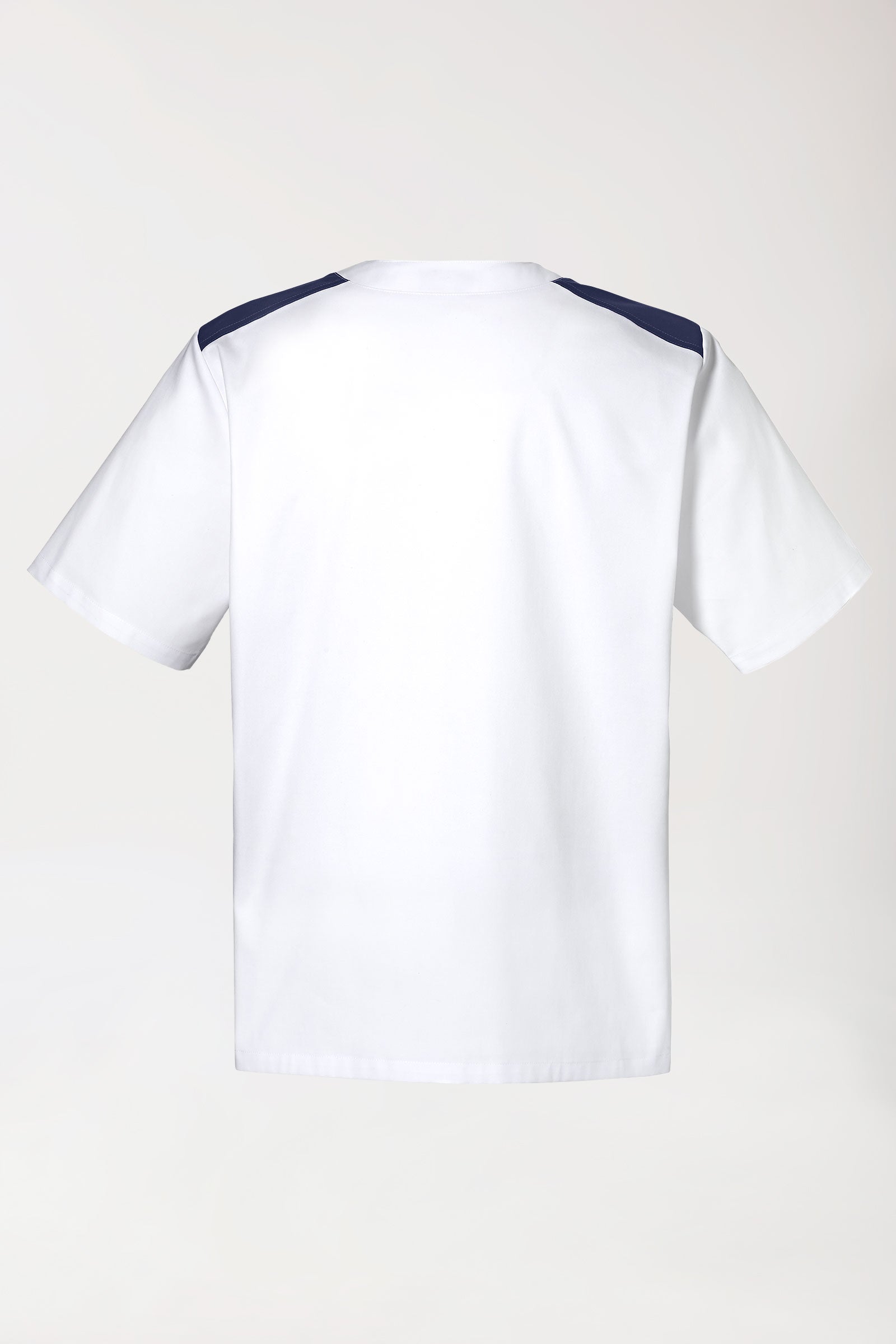 CLINIC STRETCH Tunique Homme blanc/bleu navy