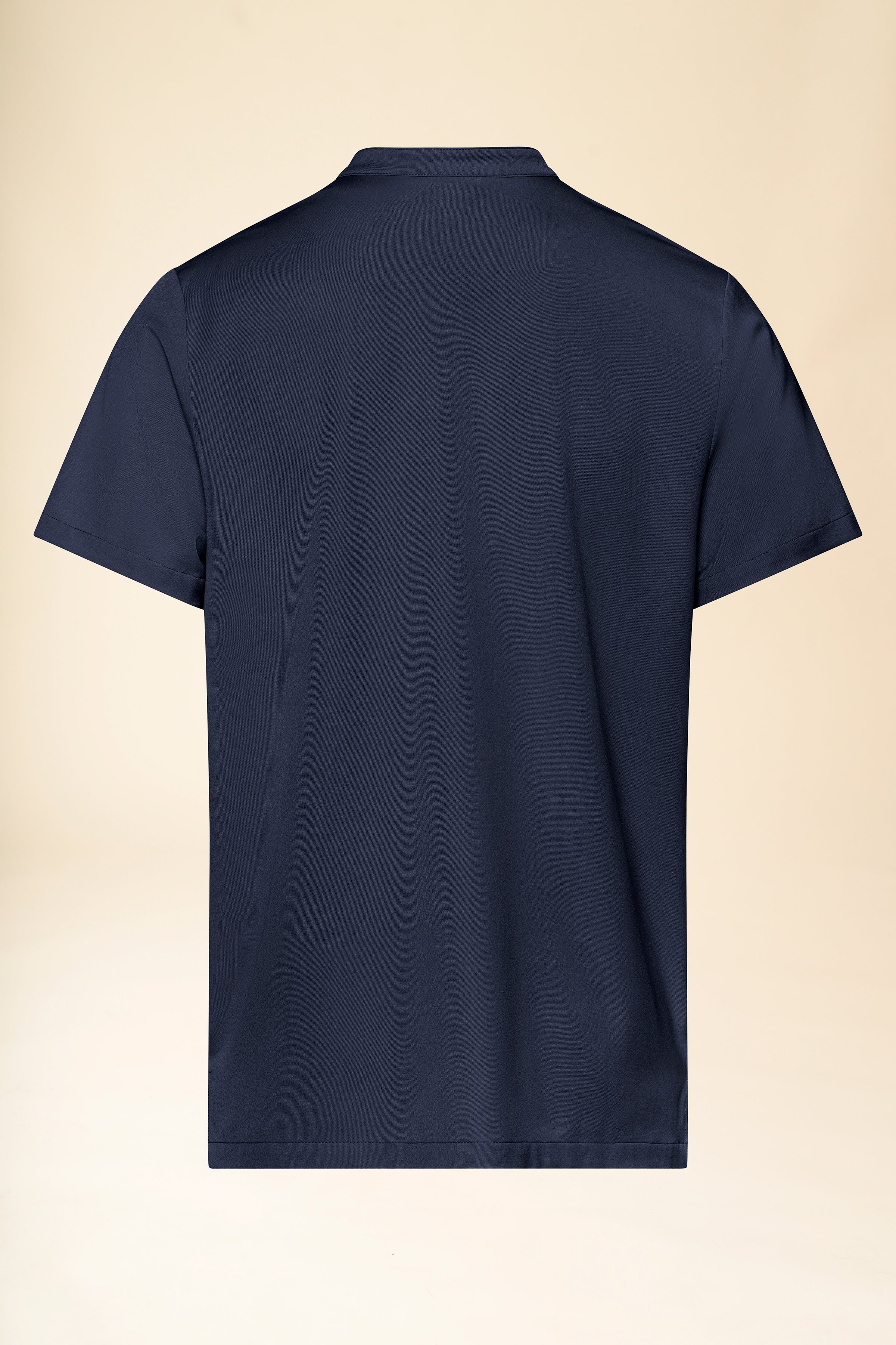 KAERE Tunique Homme - Col officier bleu navy