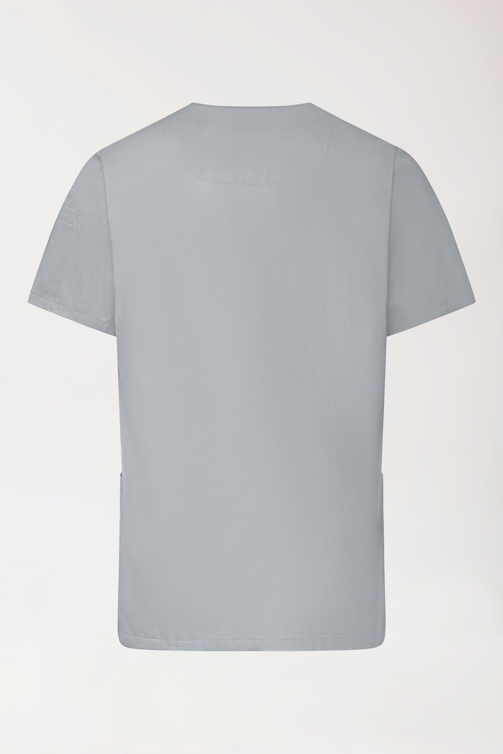 GREEN Tunique Stretch Homme - Décolleté V gris perle