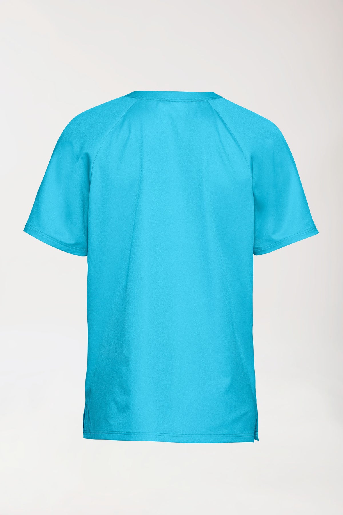 Move Stretch Tunique Homme - Col V turquoise, Vue de dos