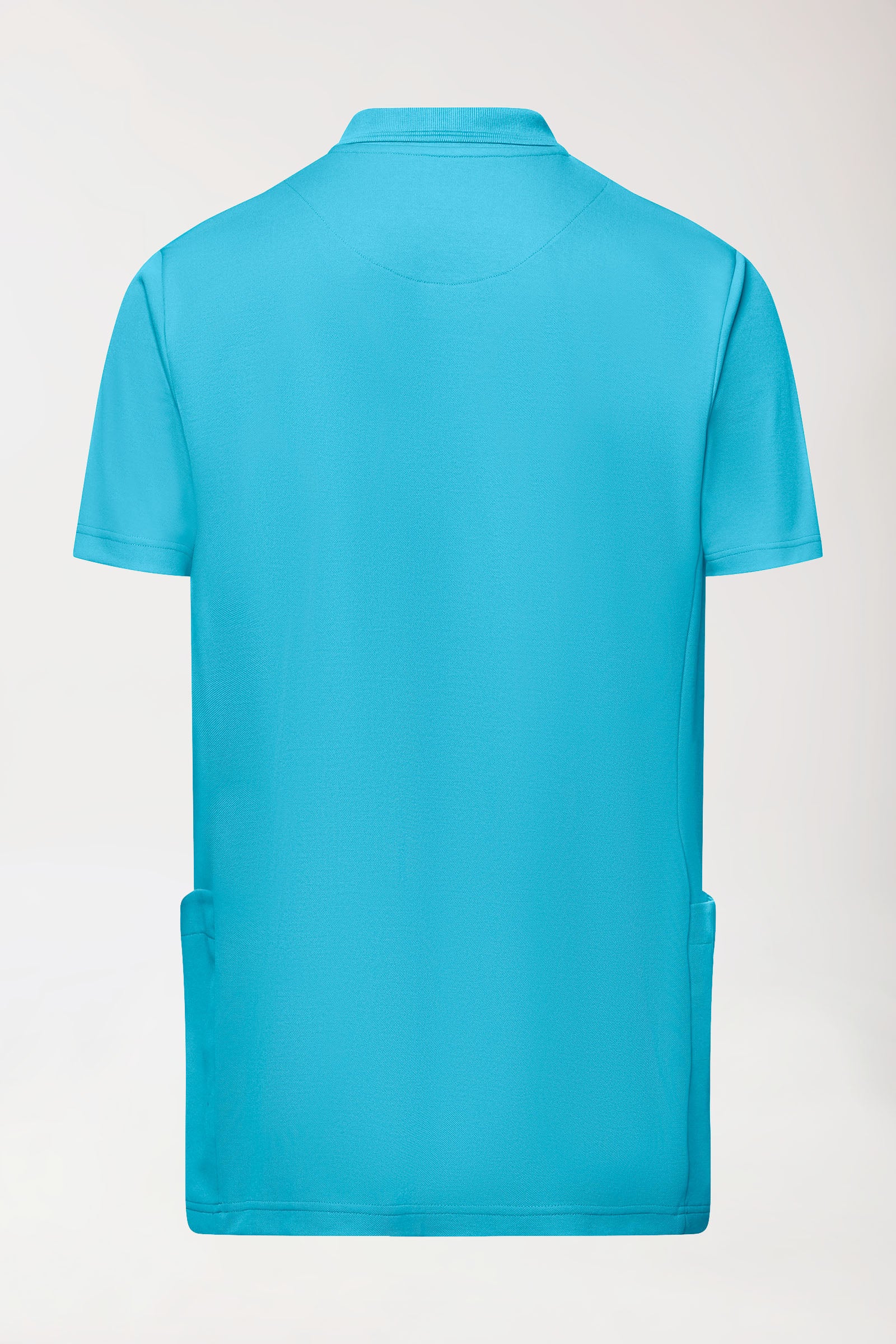 COMFY FLEX Tunique Stretch Homme - Col polo turquoise
