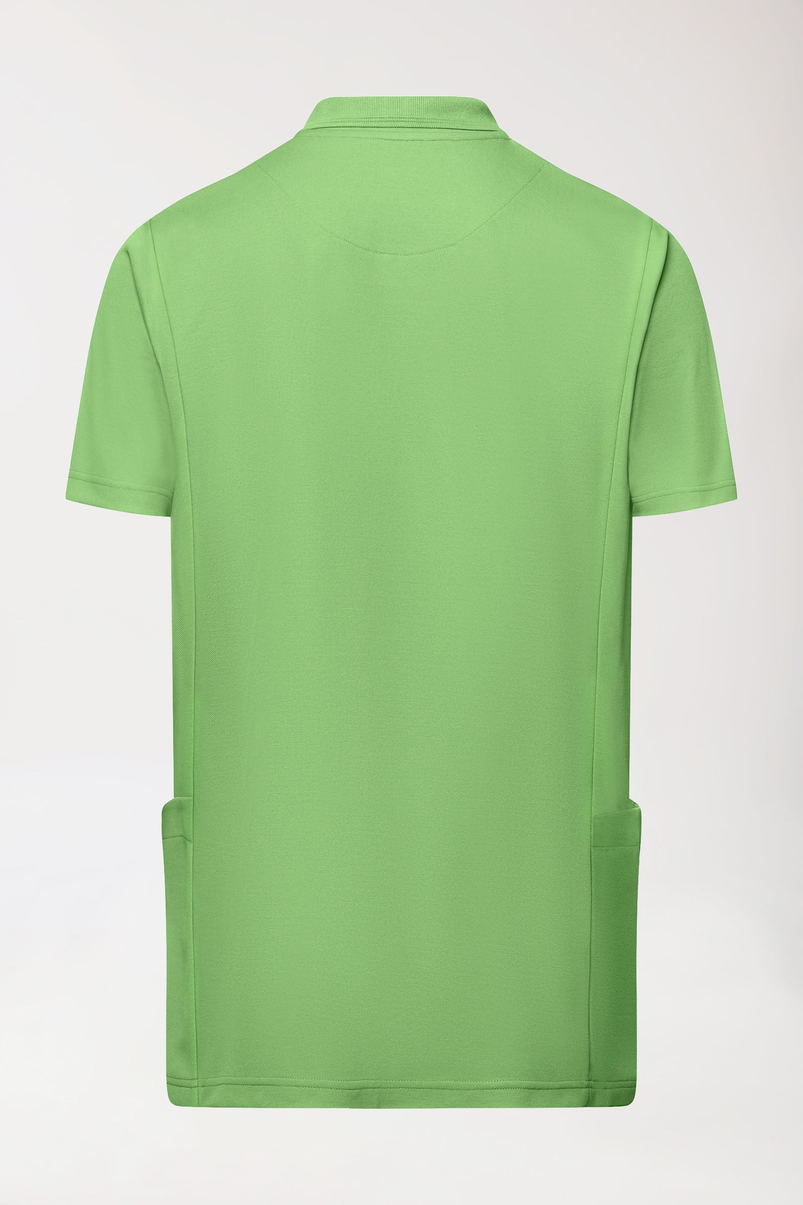 COMFY FLEX Tunique Stretch Homme - Col polo vert pomme