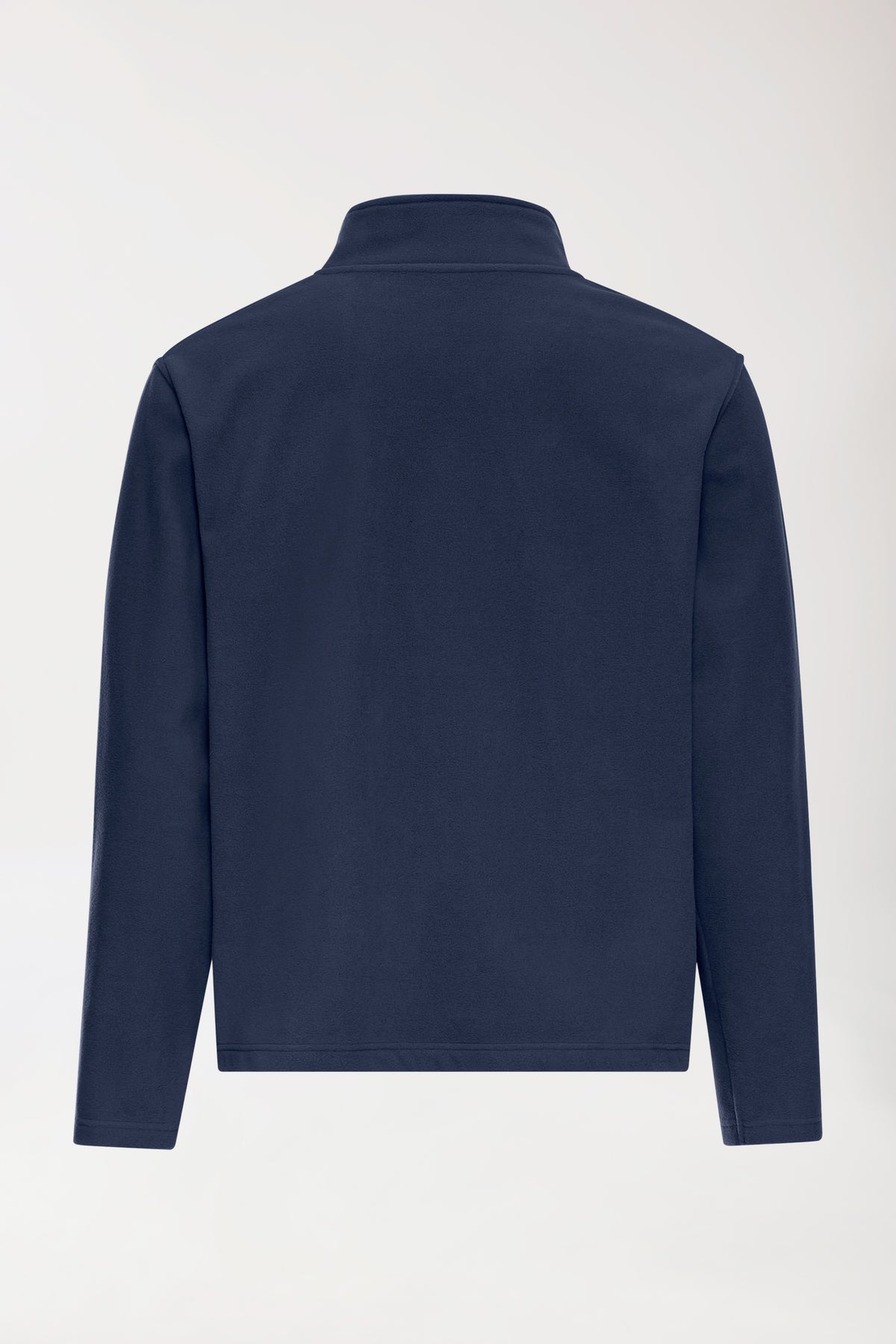Veste polaire Homme - Col officier bleu nuit