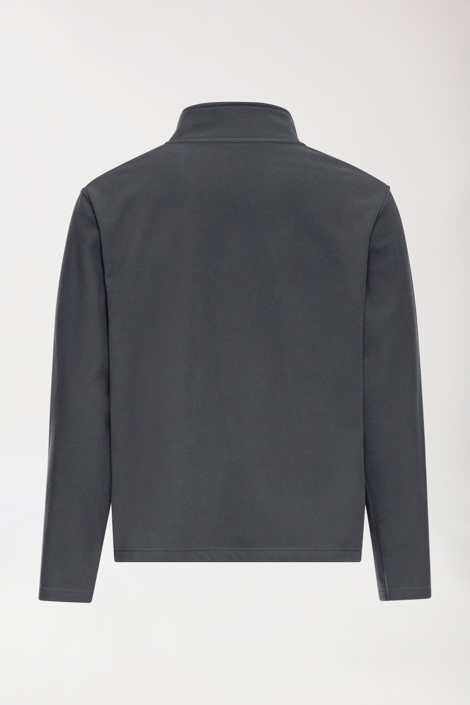Veste polaire Homme - Col officier gris minerai