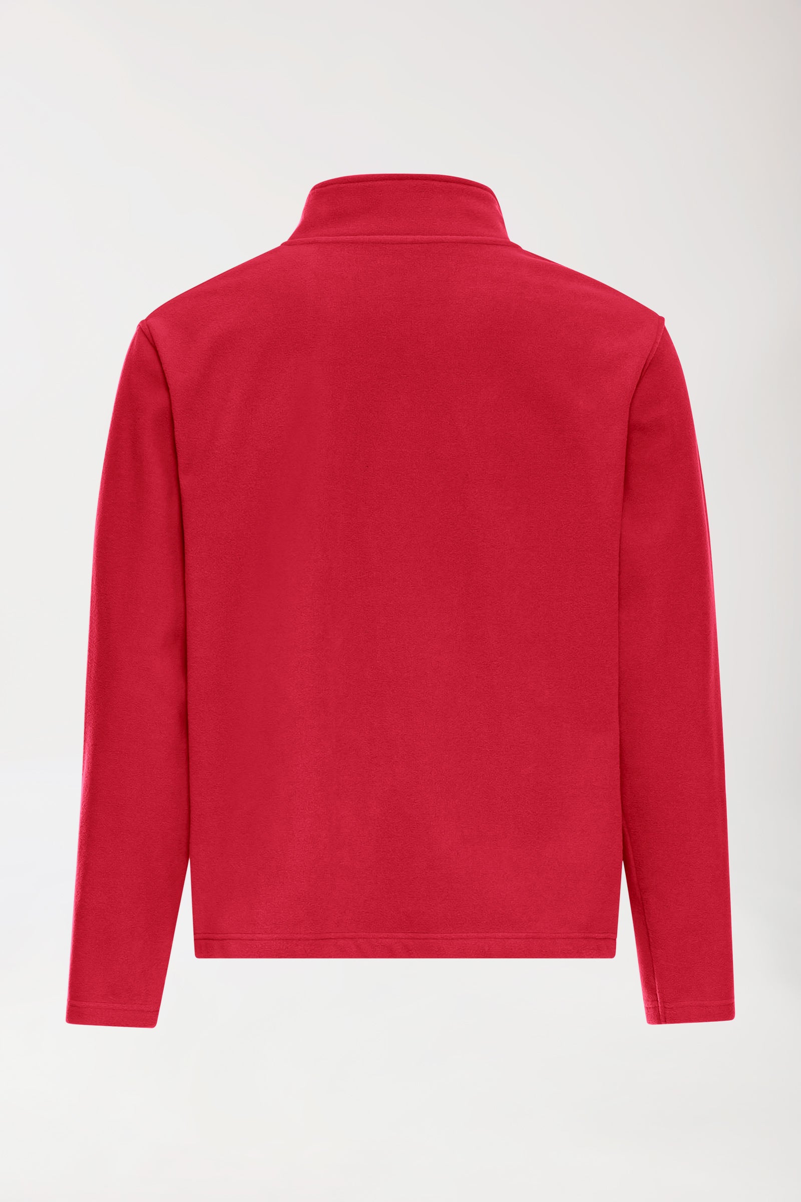 Veste polaire Homme - Col officier rouge
