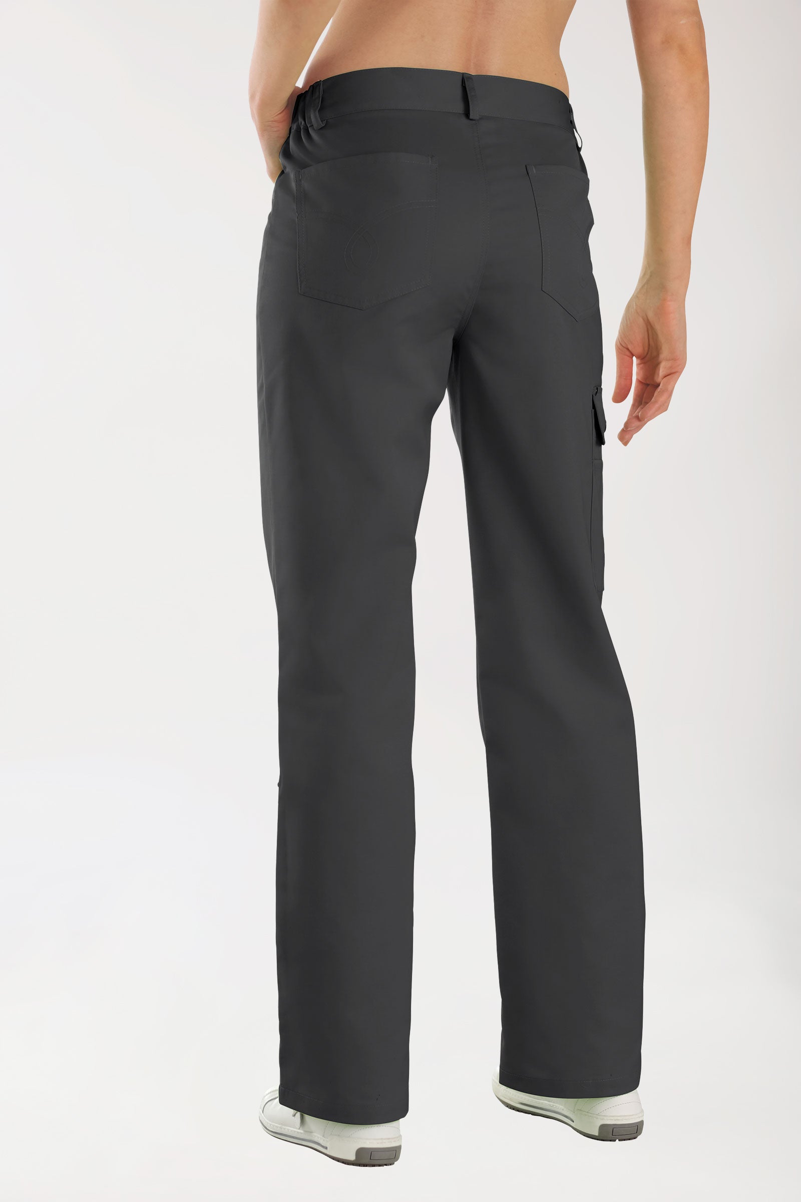JUST STRONG Pantalon mixte - Ceinture partiellement élastiquée anthracite