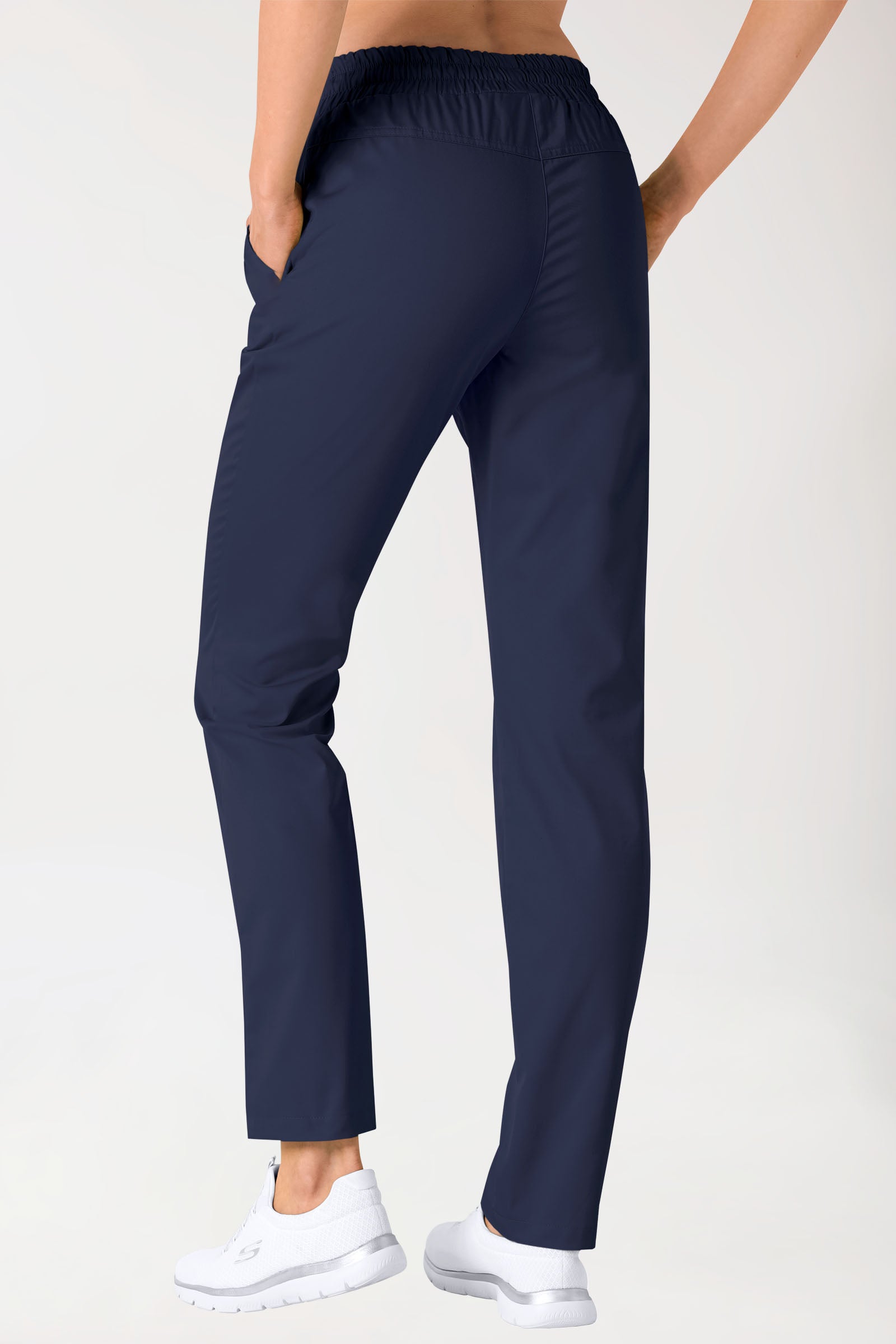 Pantalon mixte - Taille haute navy