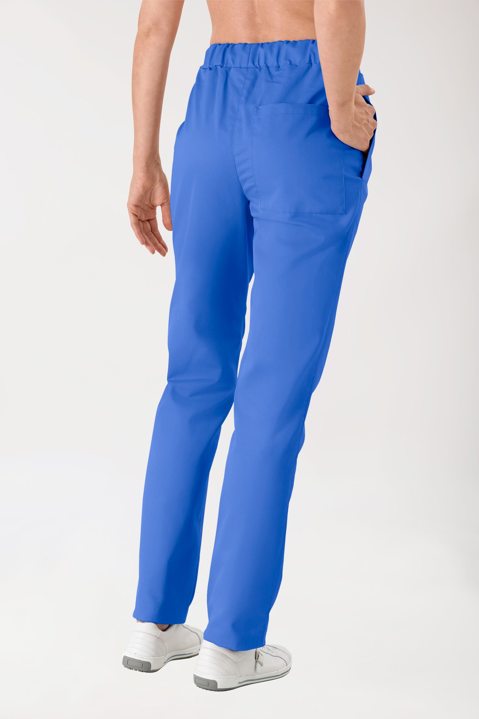 JUST STRONG Pantalon mixte - Ceinture élastiquée bleu roi