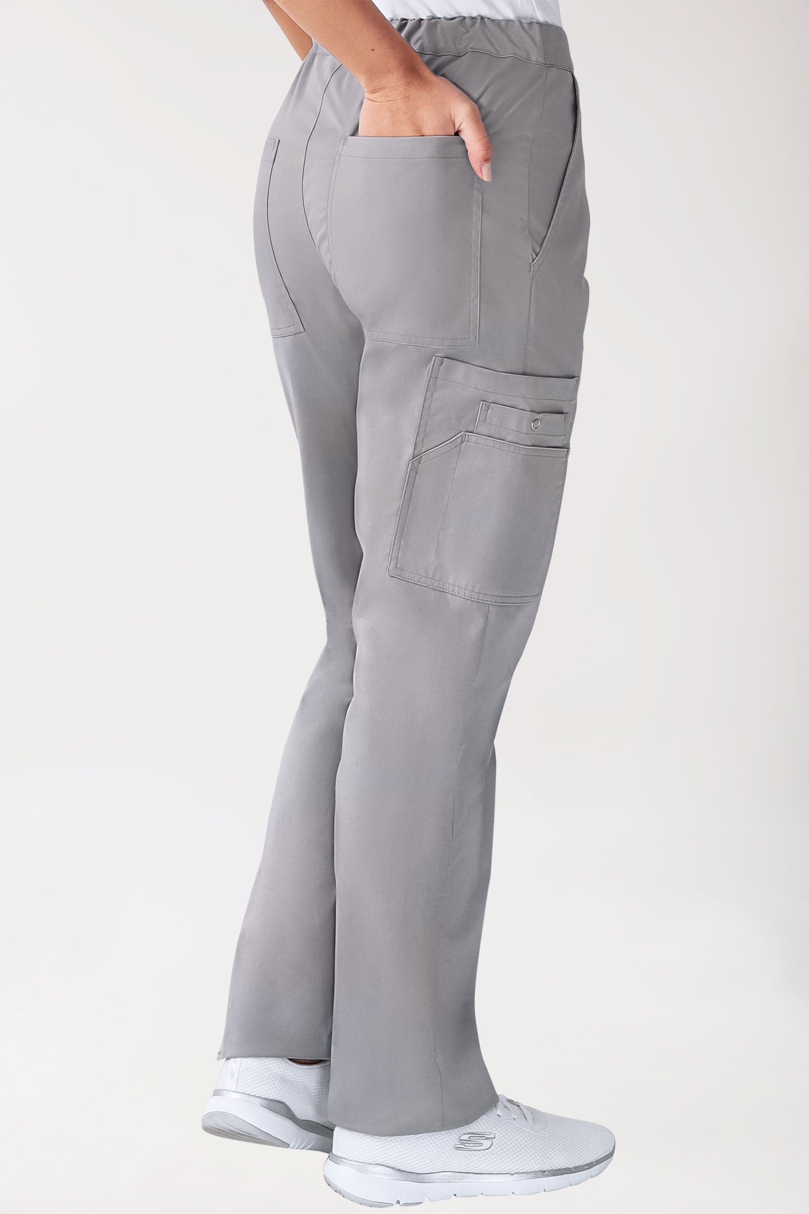 CLINIC STRETCH Pantalon mixte - Poche sur la jambe gris