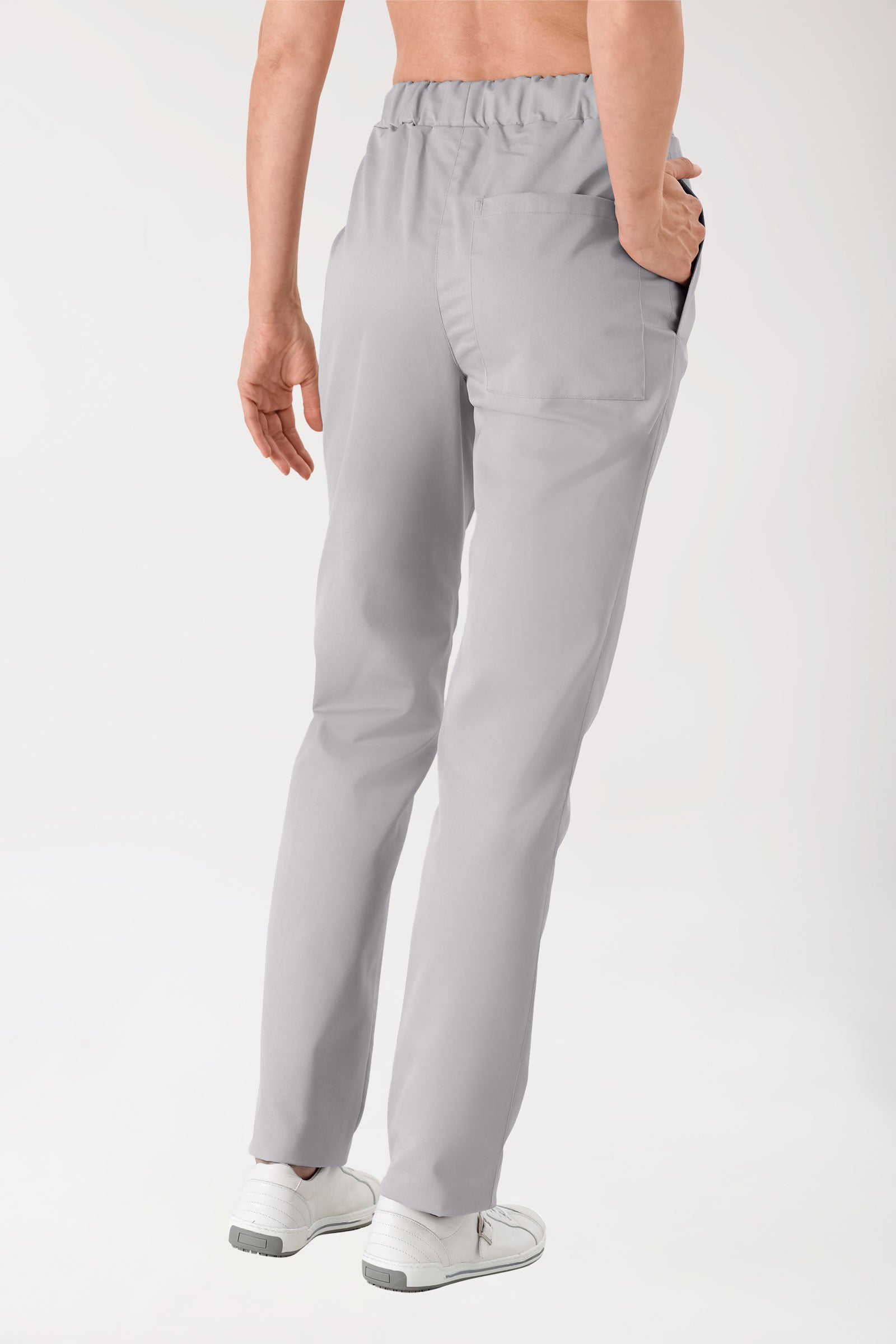 JUST STRONG Pantalon mixte - Poche côté - Ceinture élastiquée gris