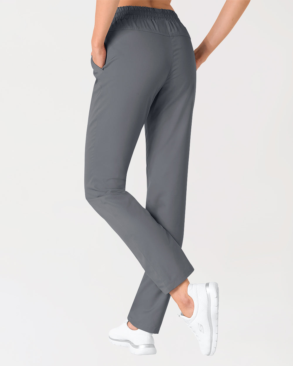 Pantalon mixte - Taille haute galet