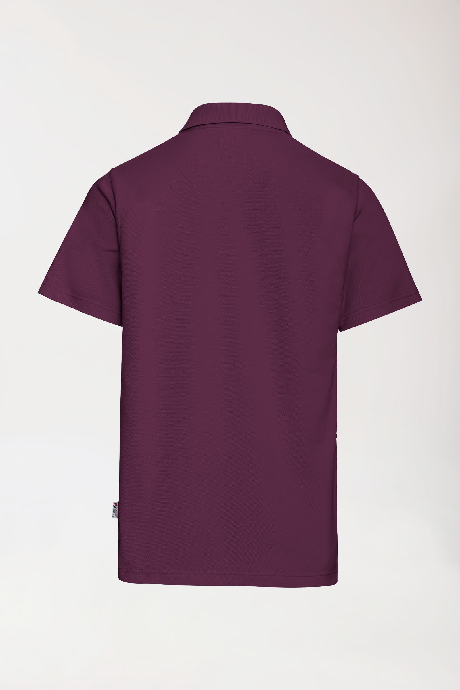 CORE Shirt mixte - Col polo prune