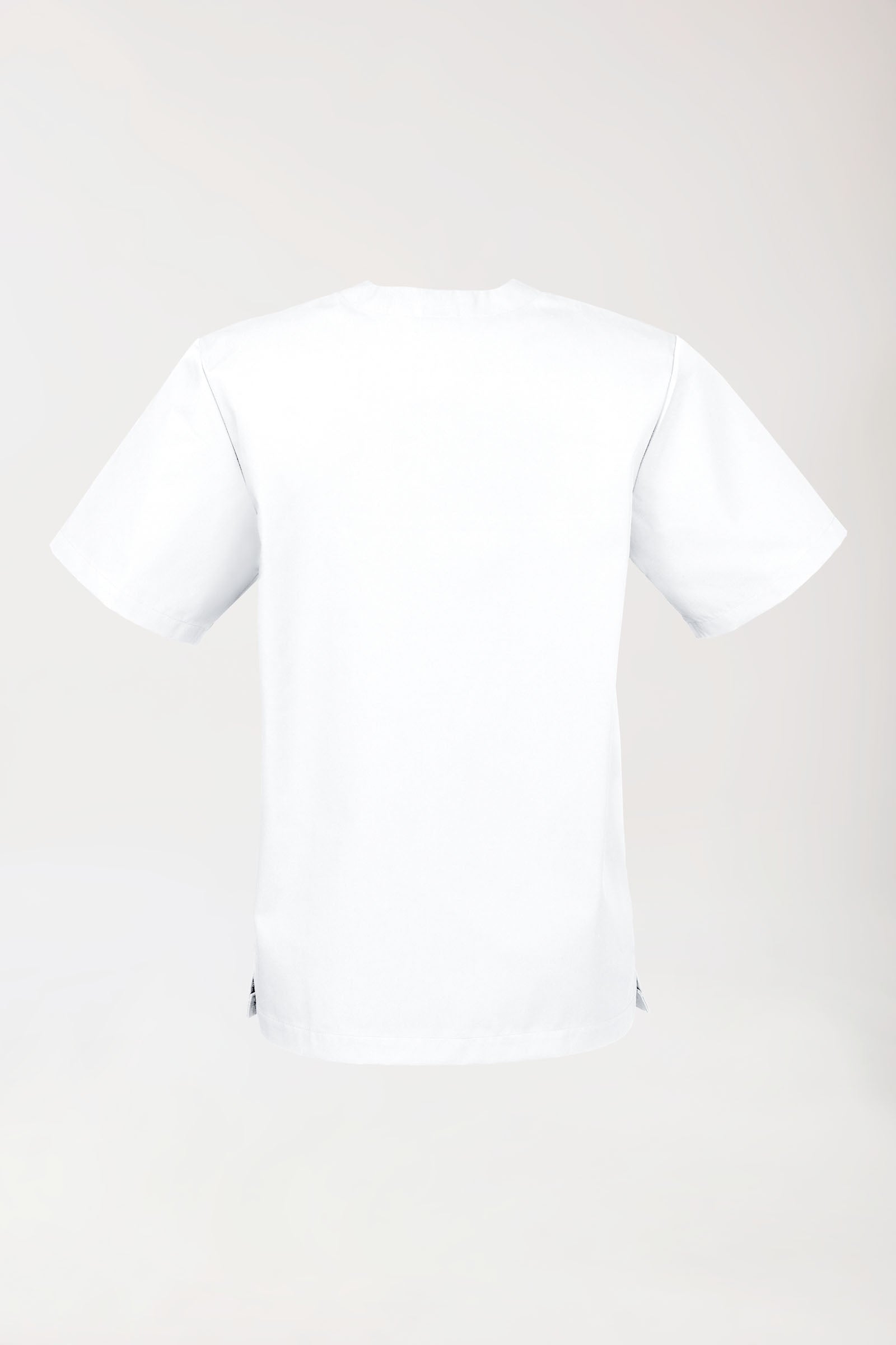 Tunique Stretch Homme - Décolleté V blanc