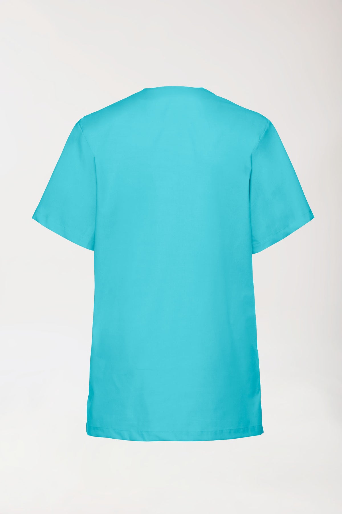 Tunique Stretch mixte - Col V bleu curaçao