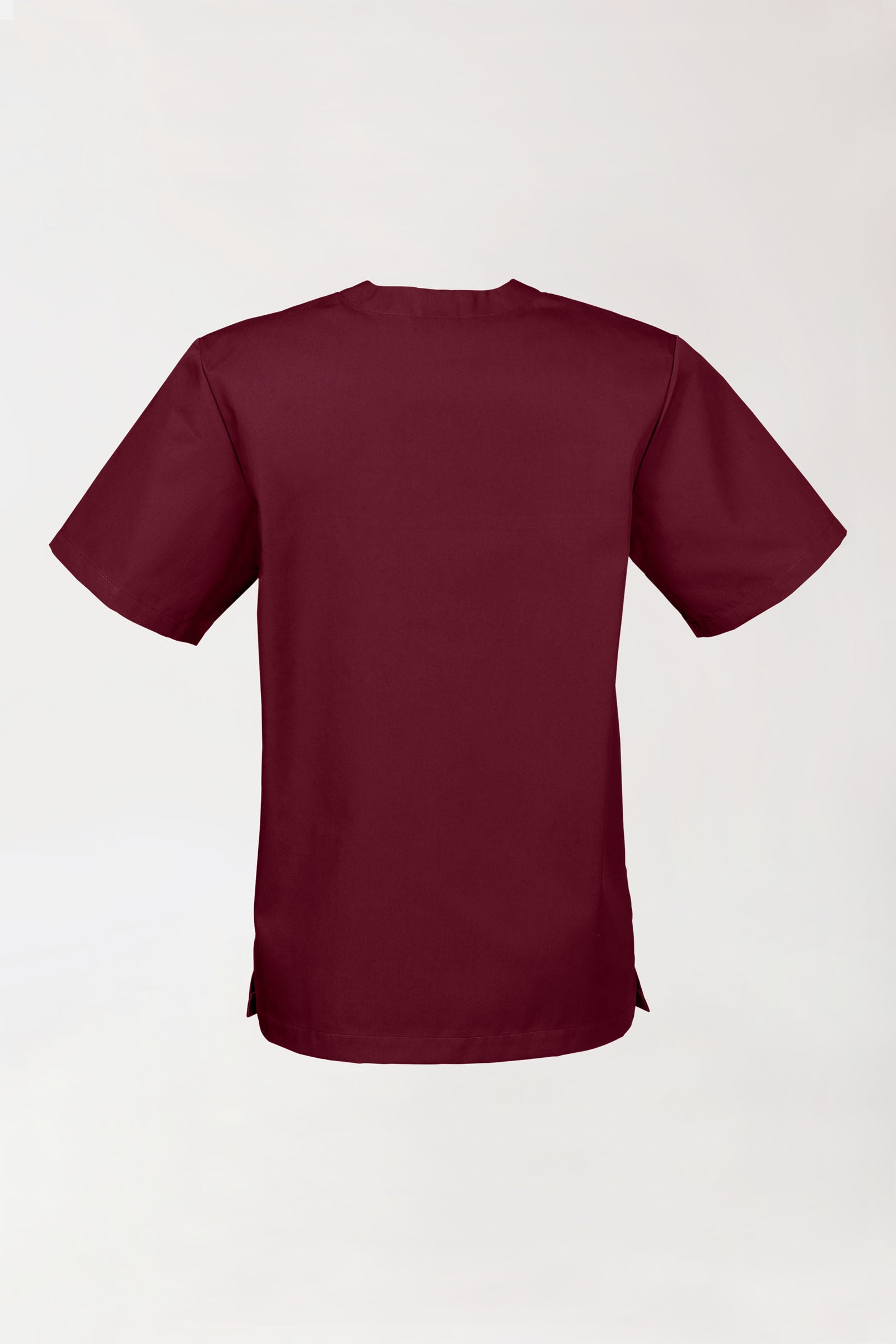Tunique Stretch Homme - Décolleté V bordeaux