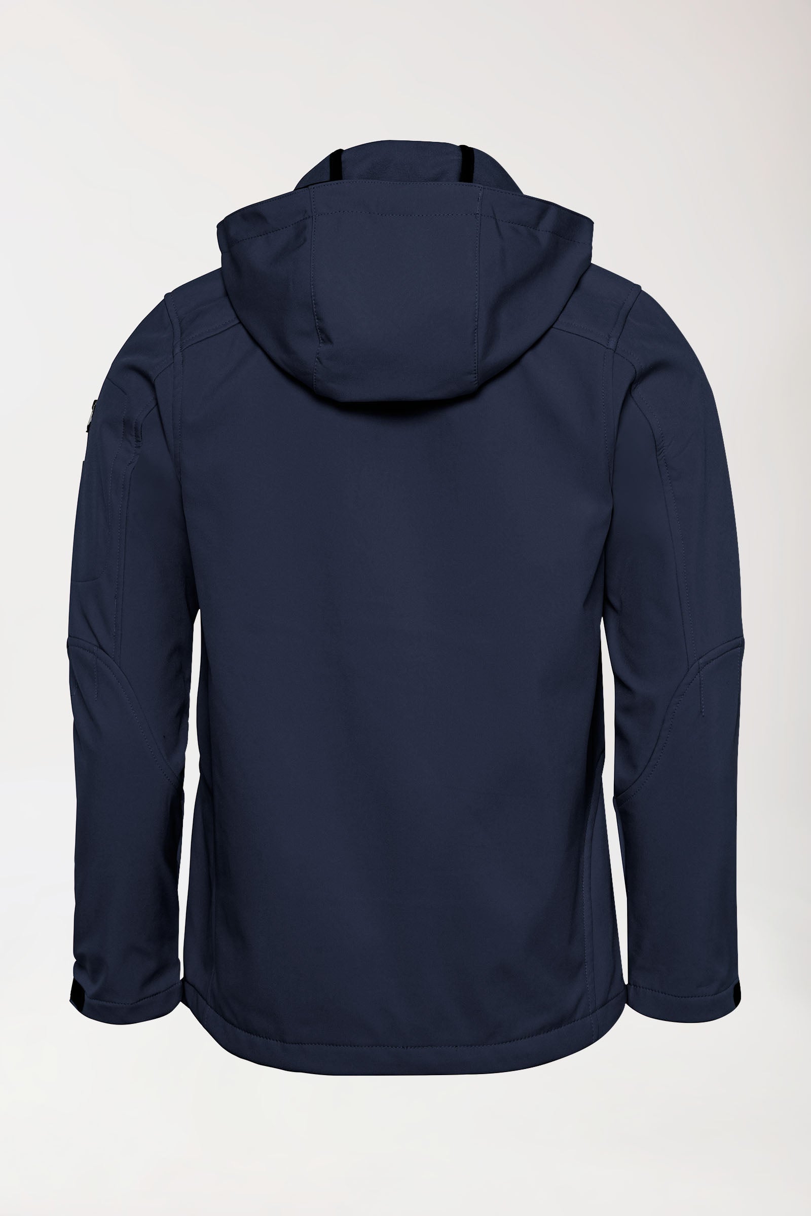 Softshell Veste mixte - à capuche bleu navy, Vue de dos