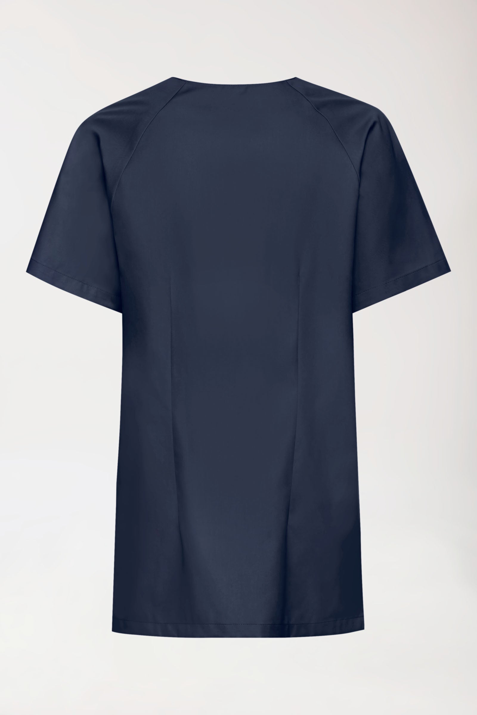 LA Blouse médicale femme - patte pressions navy, Vue de dos