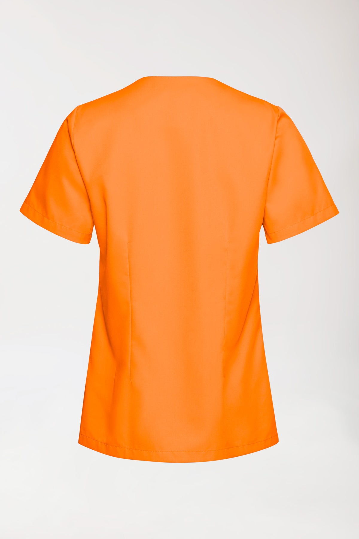 TENCEL™ Tunique Femme - Décolleté V orange brillant, Vue de dos