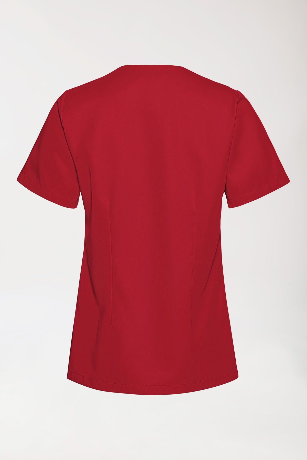 TENCEL™ Tunique Femme - Décolleté V rouge, Vue de dos