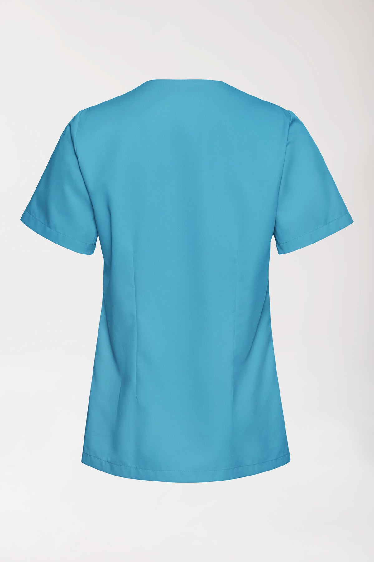 TENCEL™ Tunique Femme - Décolleté V turquoise foncé, Vue de dos