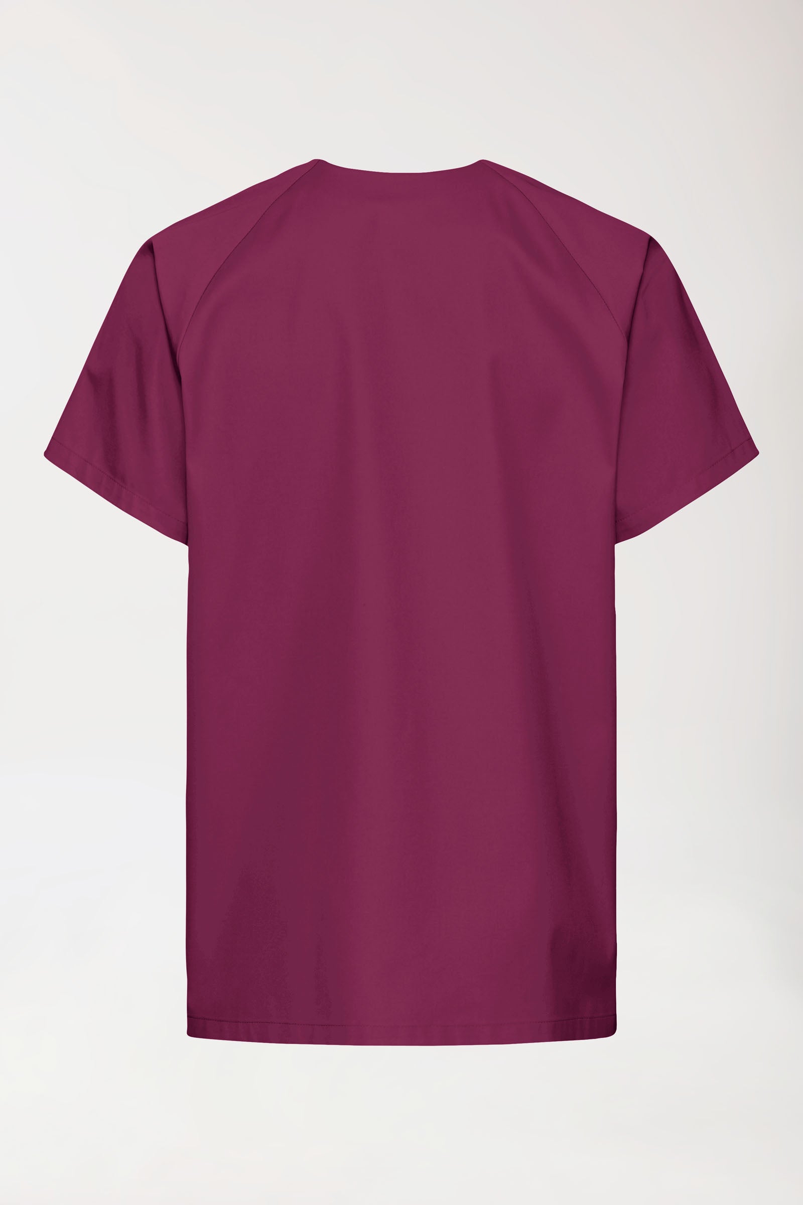 LA Blouse médicale homme - patte pressions berry, Vue de dos