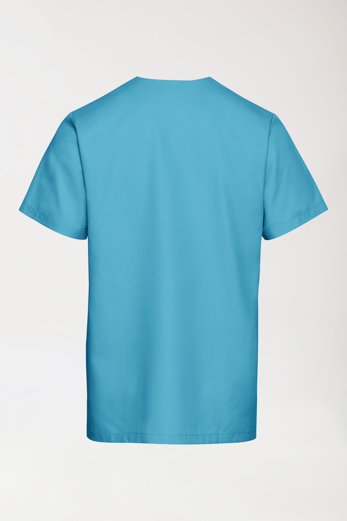 TENCEL™ Tunique Homme - Col V turquoise foncé, Vue de dos