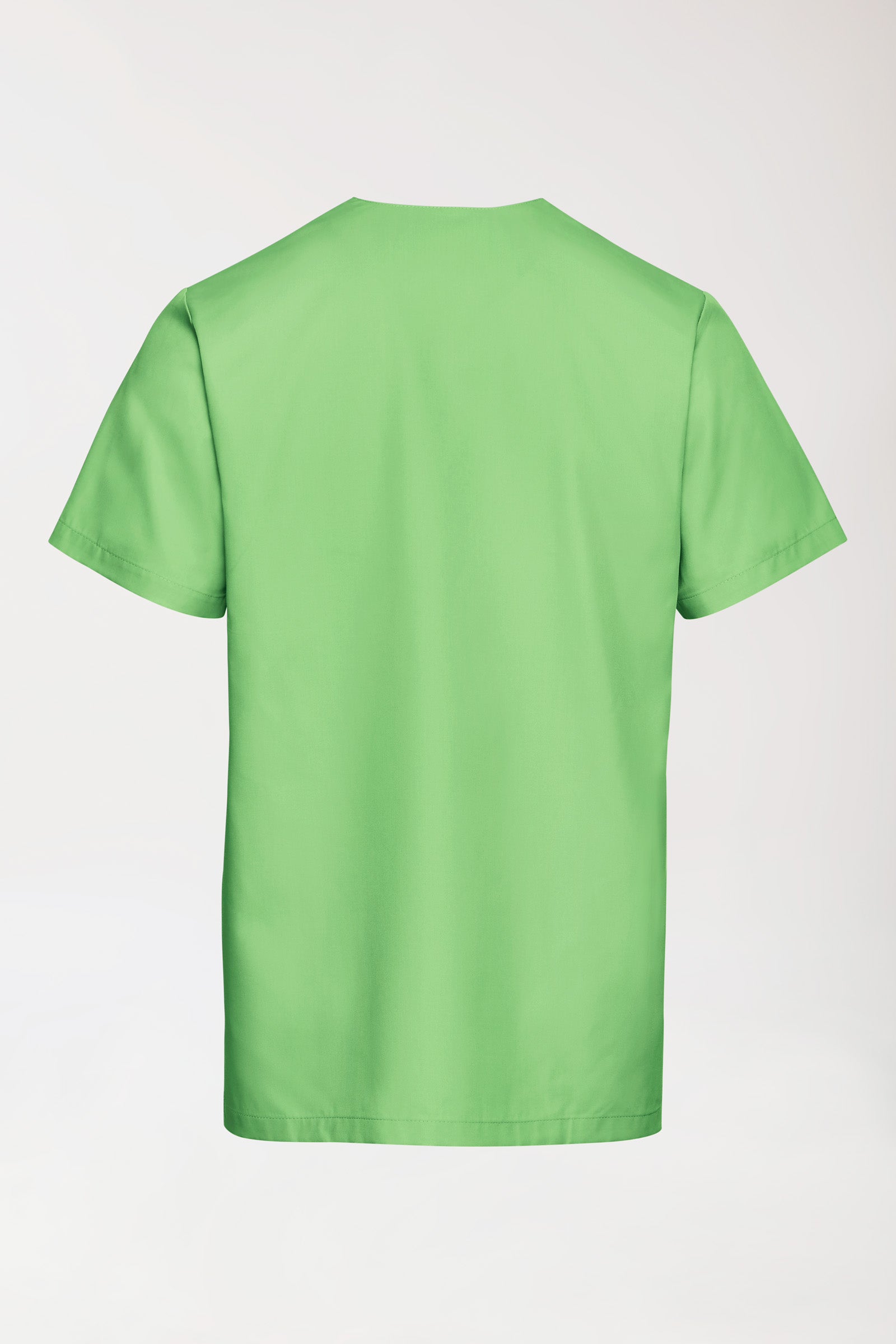 TENCEL™ Tunique Homme - Col V vert pomme, Vue de dos