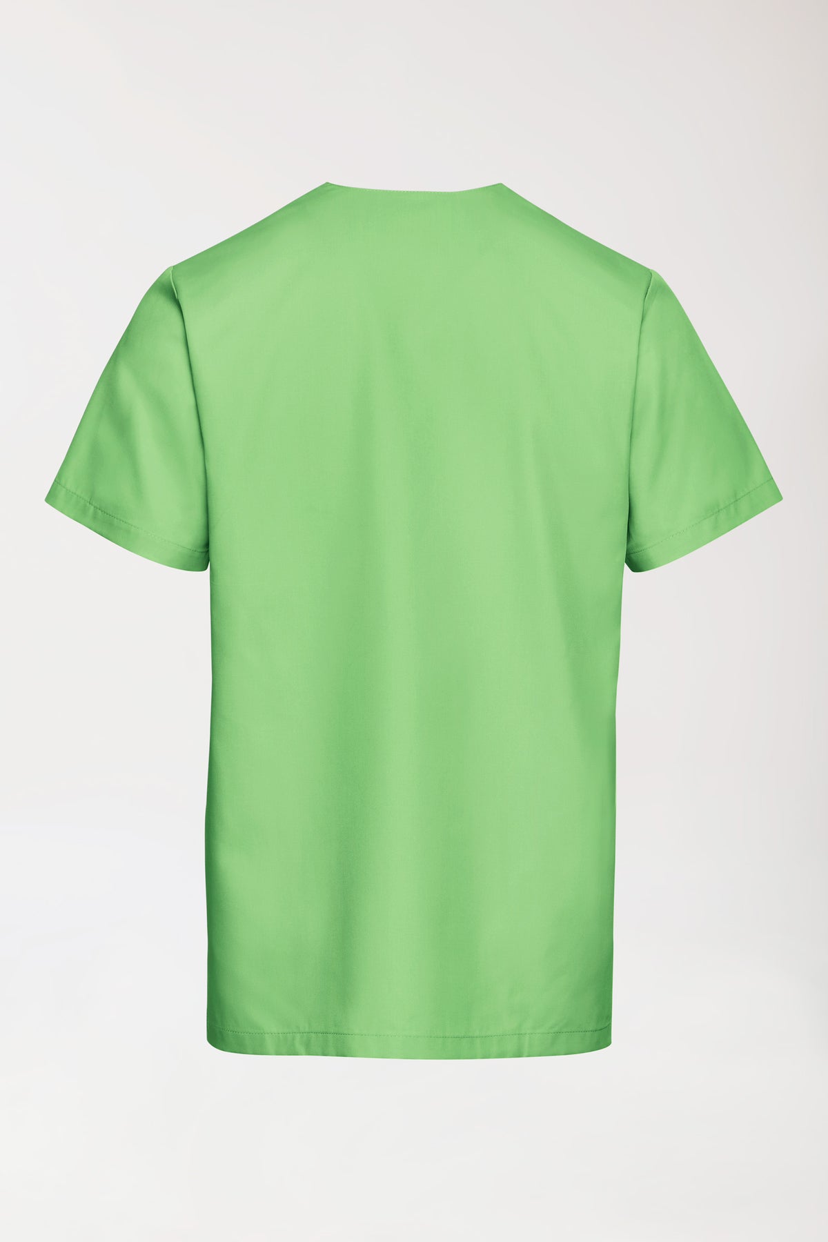 TENCEL™ Tunique Homme - Col V vert pomme, Vue de dos