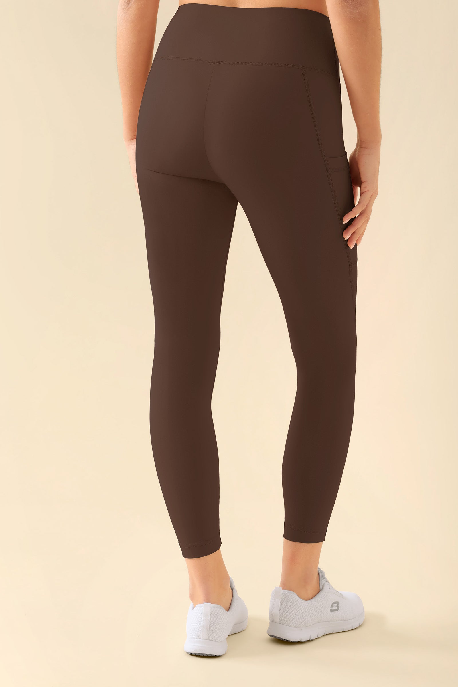 KAERE Leggings Femme - super élastique coffee