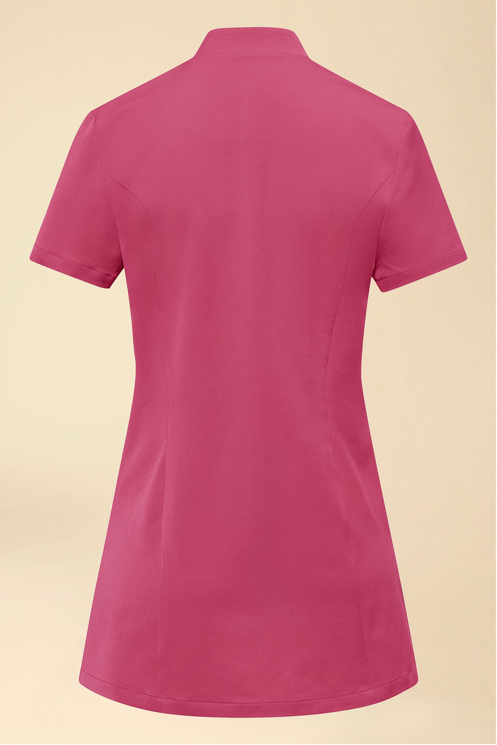 KAERE Blouse Femme - boutonnage asymétrique bois de rose, Vue de dos