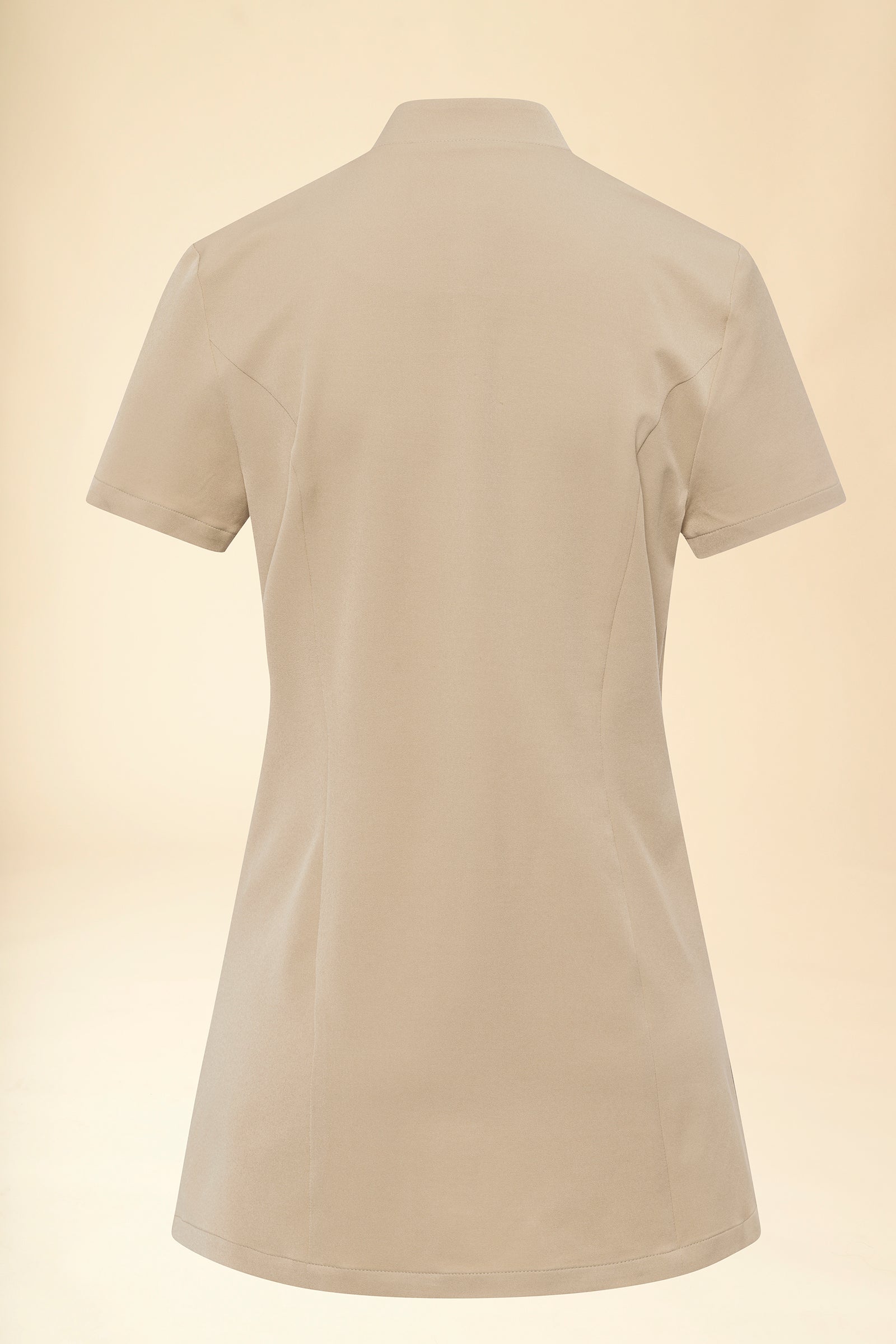 KAERE Blouse Femme - boutonnage asymétrique sable, Vue de dos