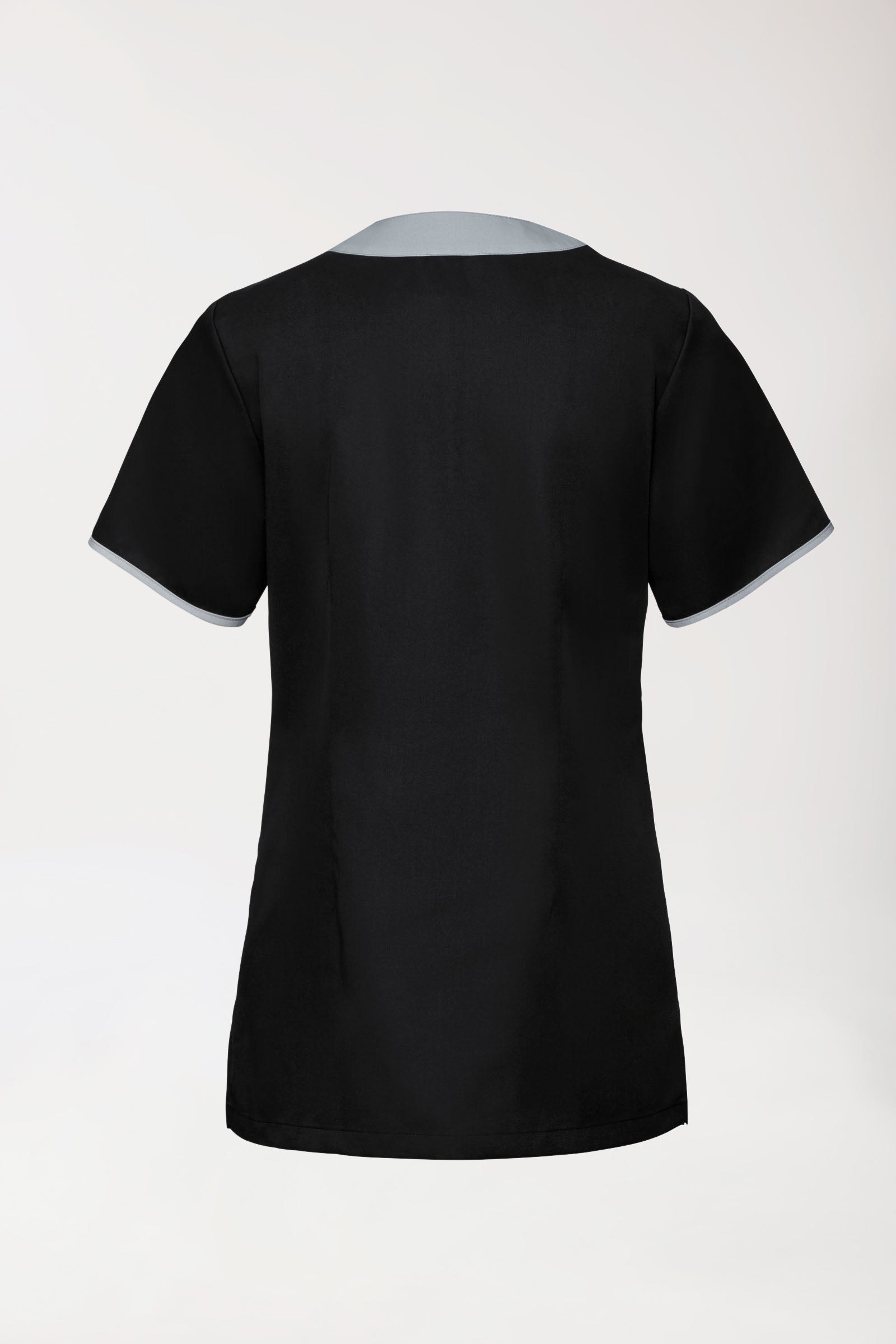 Tunique femme noir gris perle