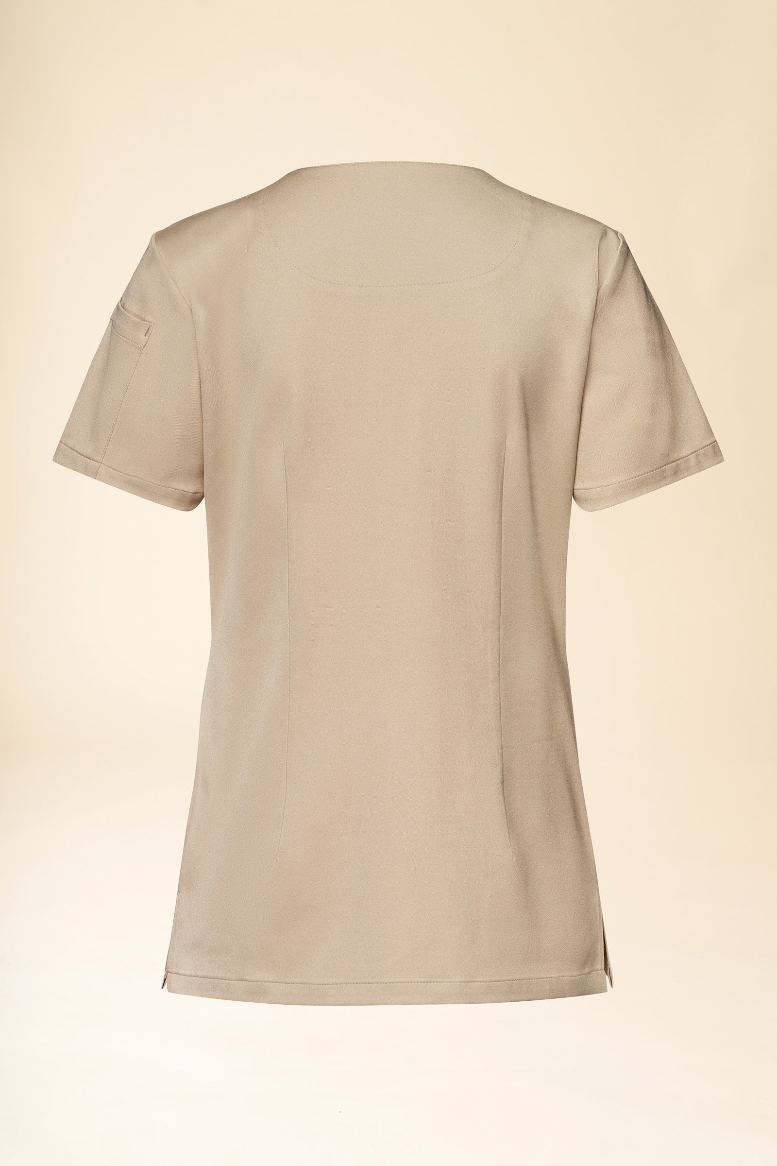 KAERE Tunique Femme - Décolleté V sable, Vue de dos