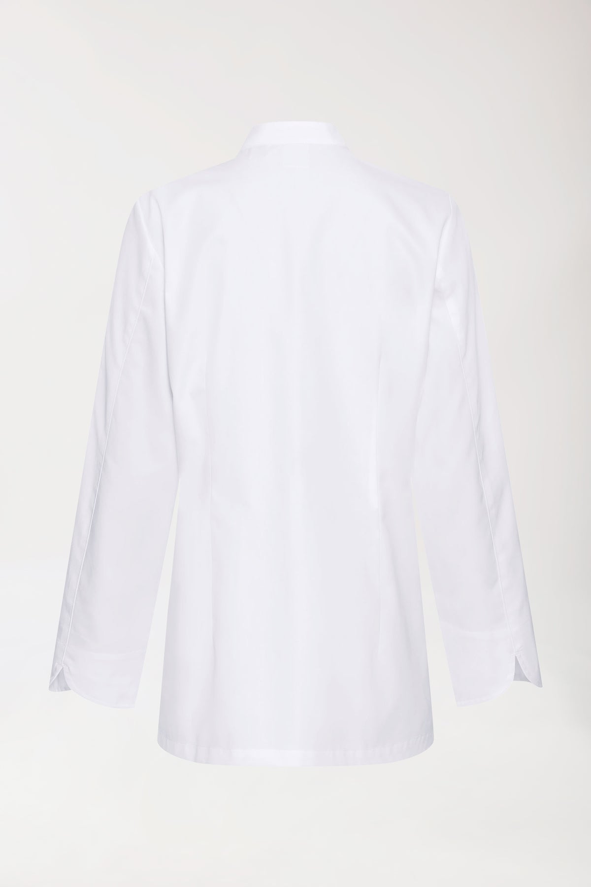 Gastro Veste de cuisine Femme en coton - Manche longue blanc, Vue de dos